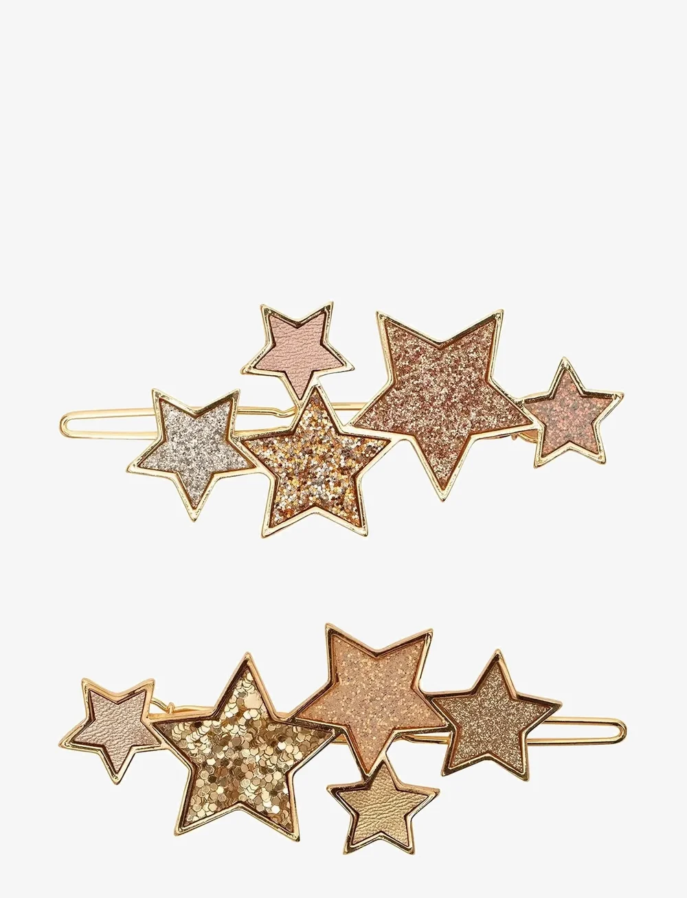 Mimi & Lula - 2 Snap Grips - Starry Shimmer - juukseklambrid - gold - 1