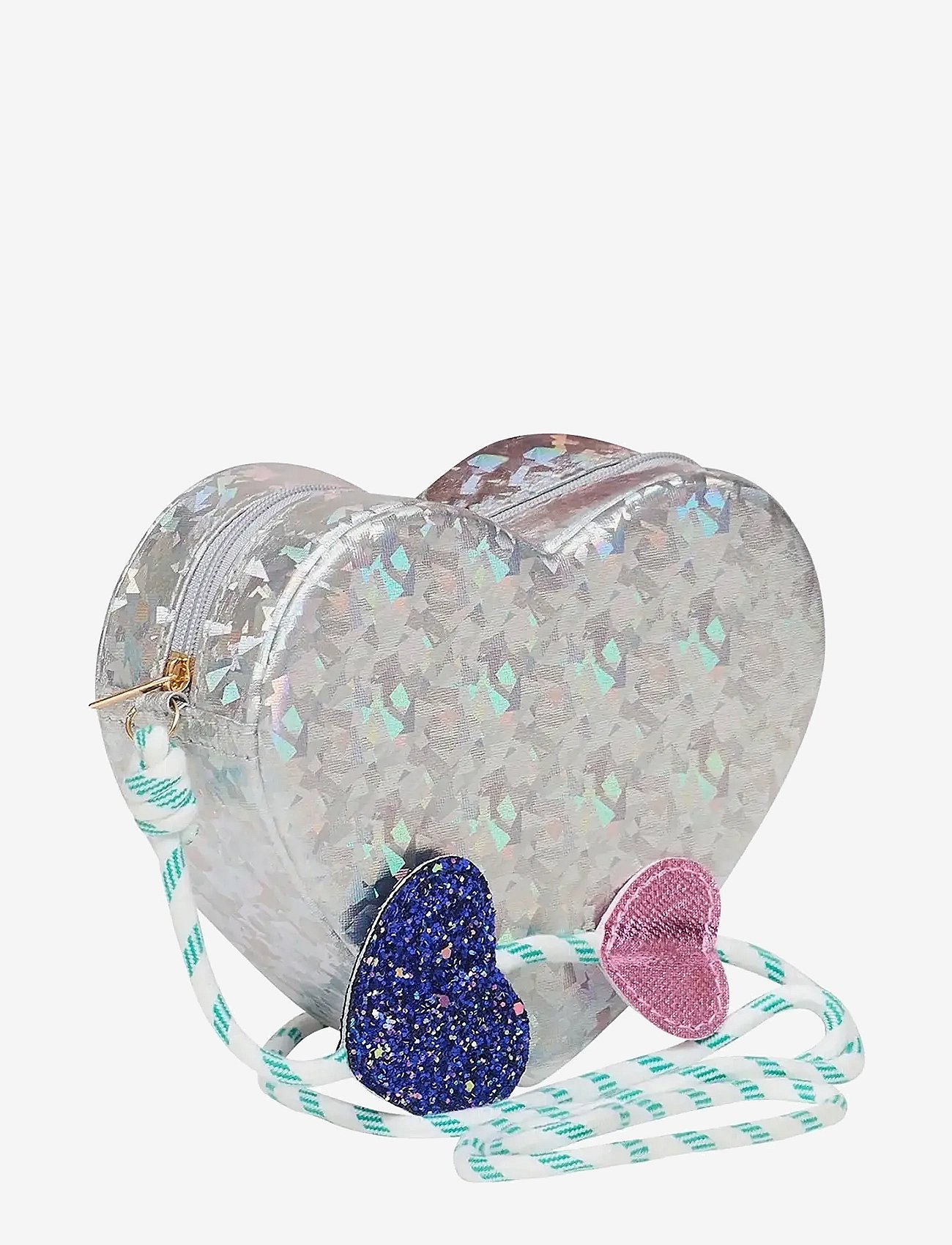 Mimi & Lula Cross Body Bag - Mega Sparkle Heart Enchanted - Silver - ONE SIZE