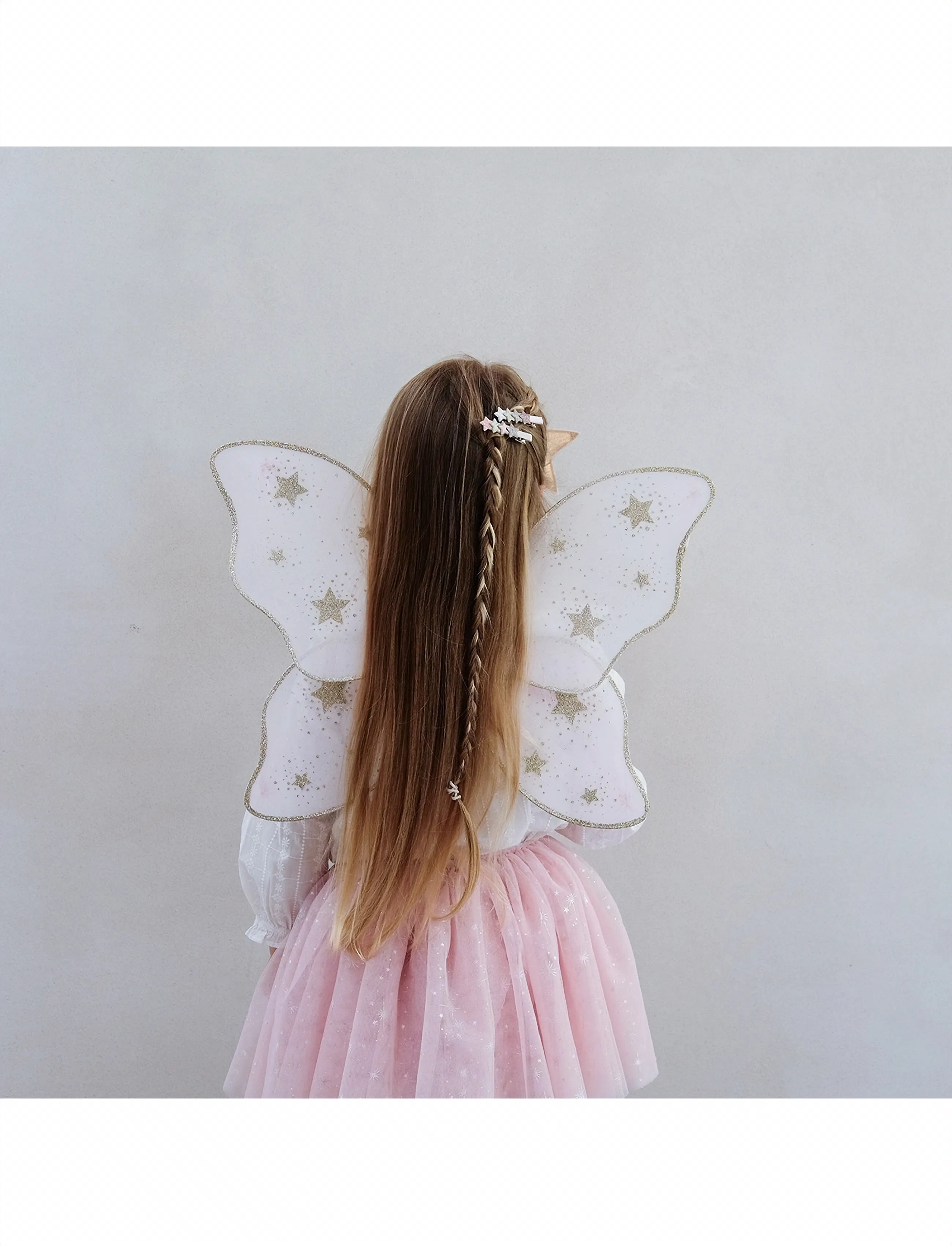 Mimi & Lula Fairy Wings Pink Starry Night, Børn, Costumes Tilbehør, Guld, Str: ONE SIZE