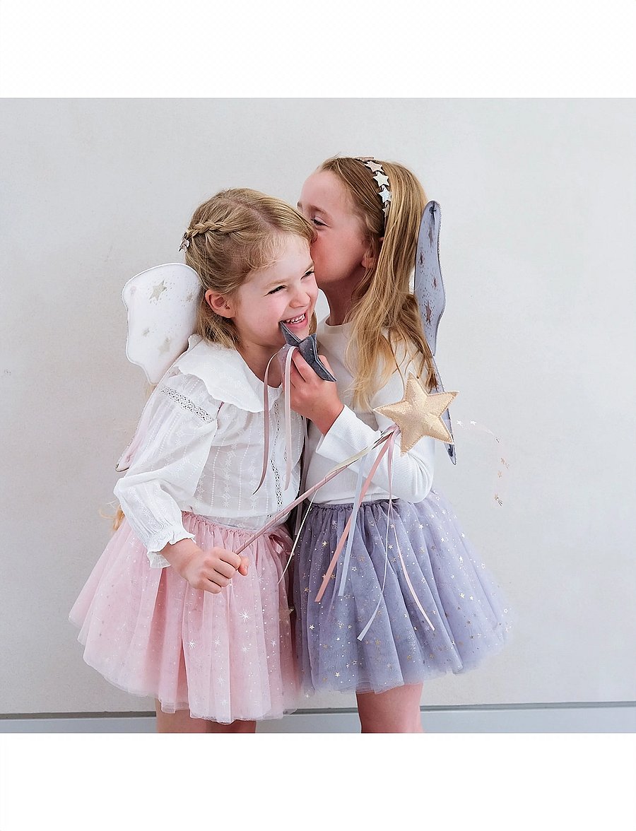 Mimi & Lula - Fairy Wings - Pink Starry Night - kostumetilbehør - gold - 4