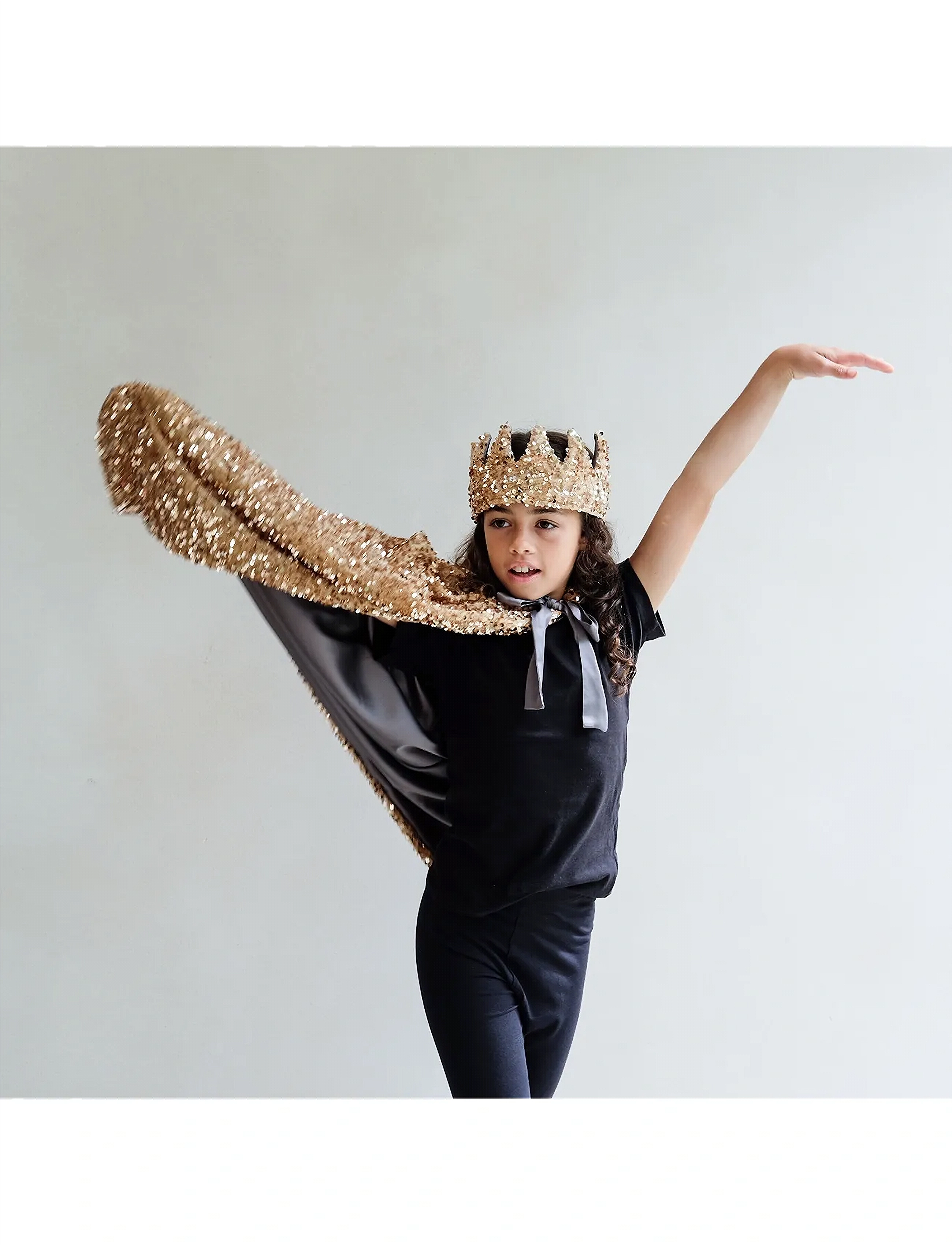 Mimi & Lula - Cape - Gold Sequin - kostüm-zubehör - gold - 2