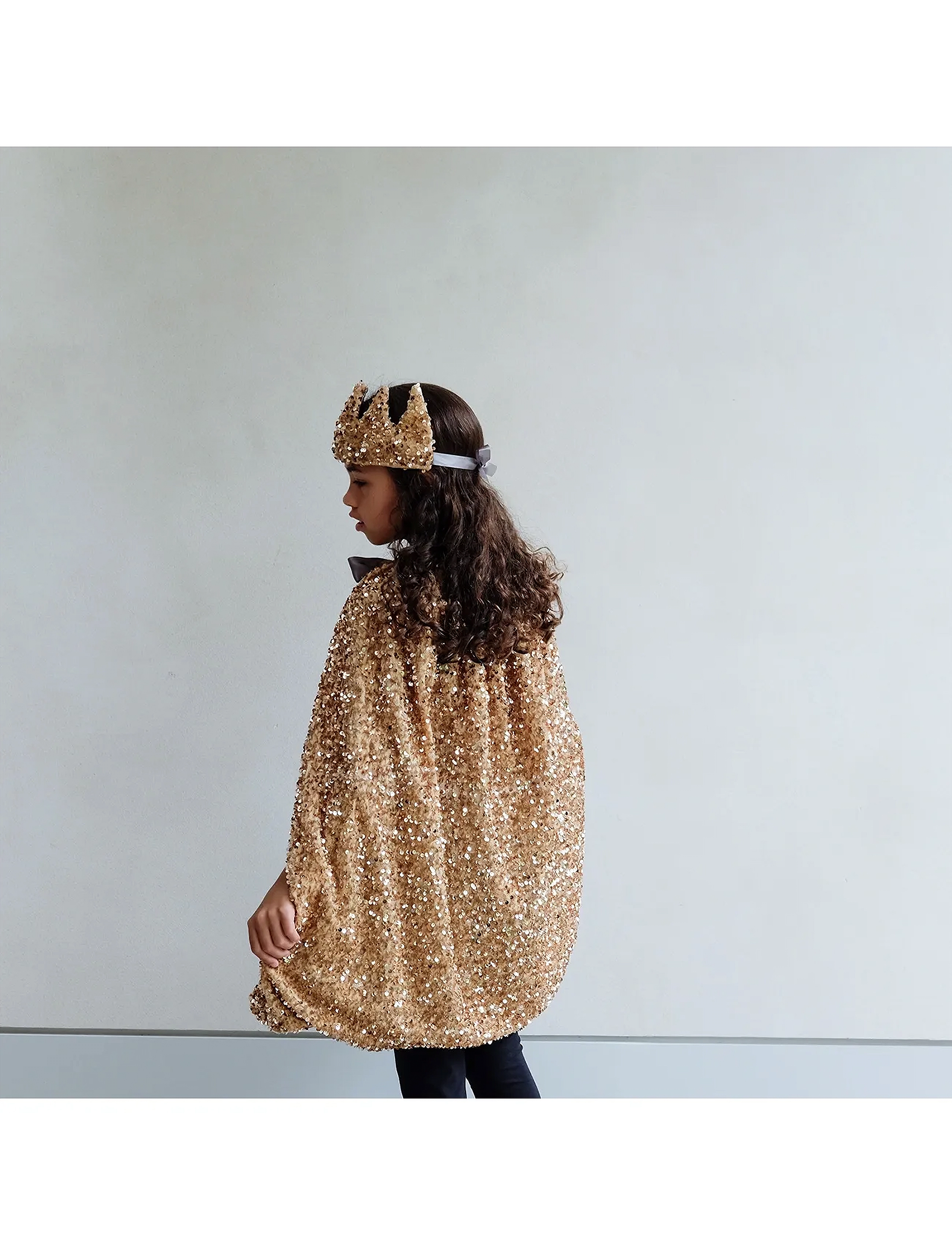 Mimi & Lula - Cape - Gold Sequin - kostüm-zubehör - gold - 3