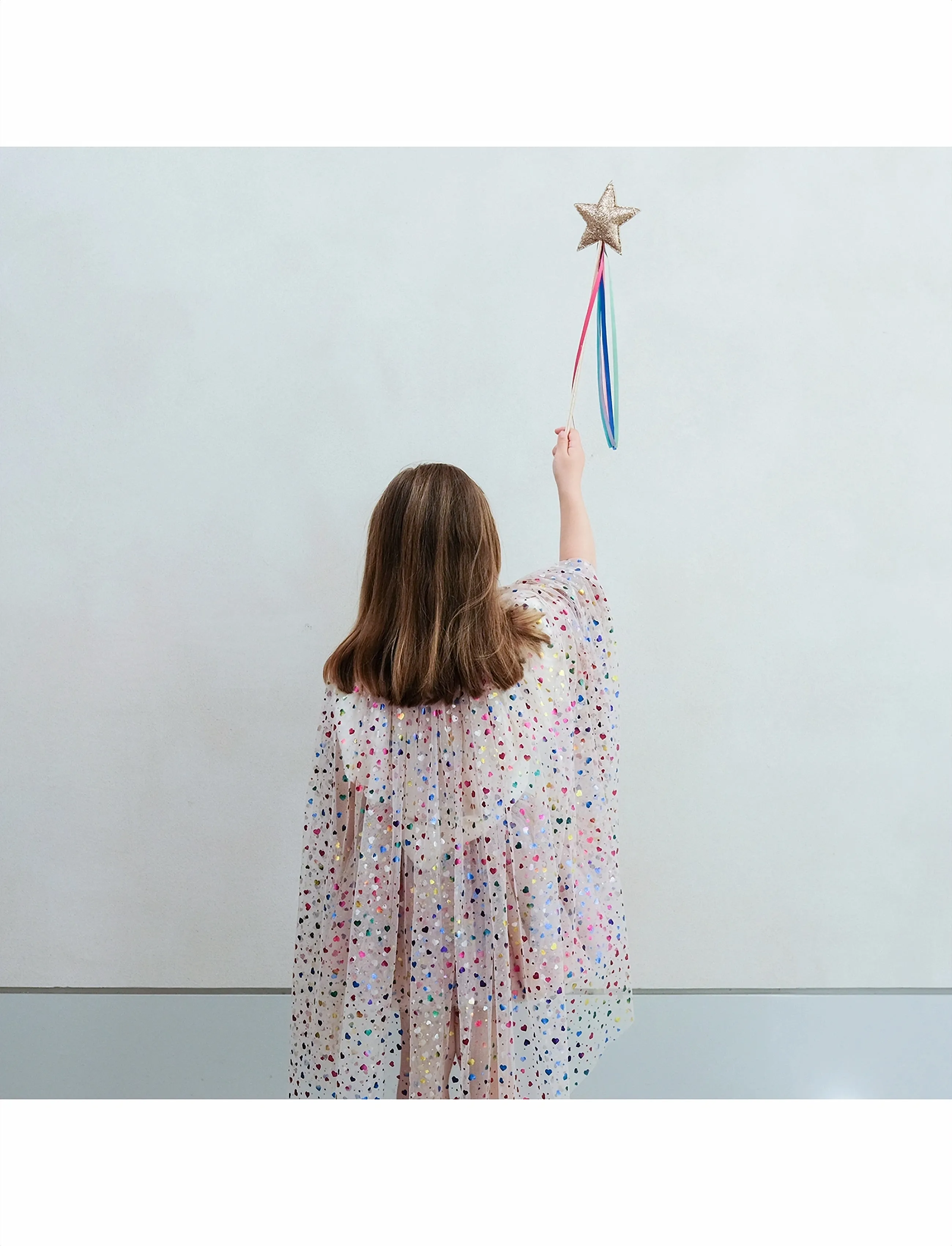 Mimi & Lula Magic Wand Rainbow Star, One Size, Costumes Accessories, Gold - Kinder