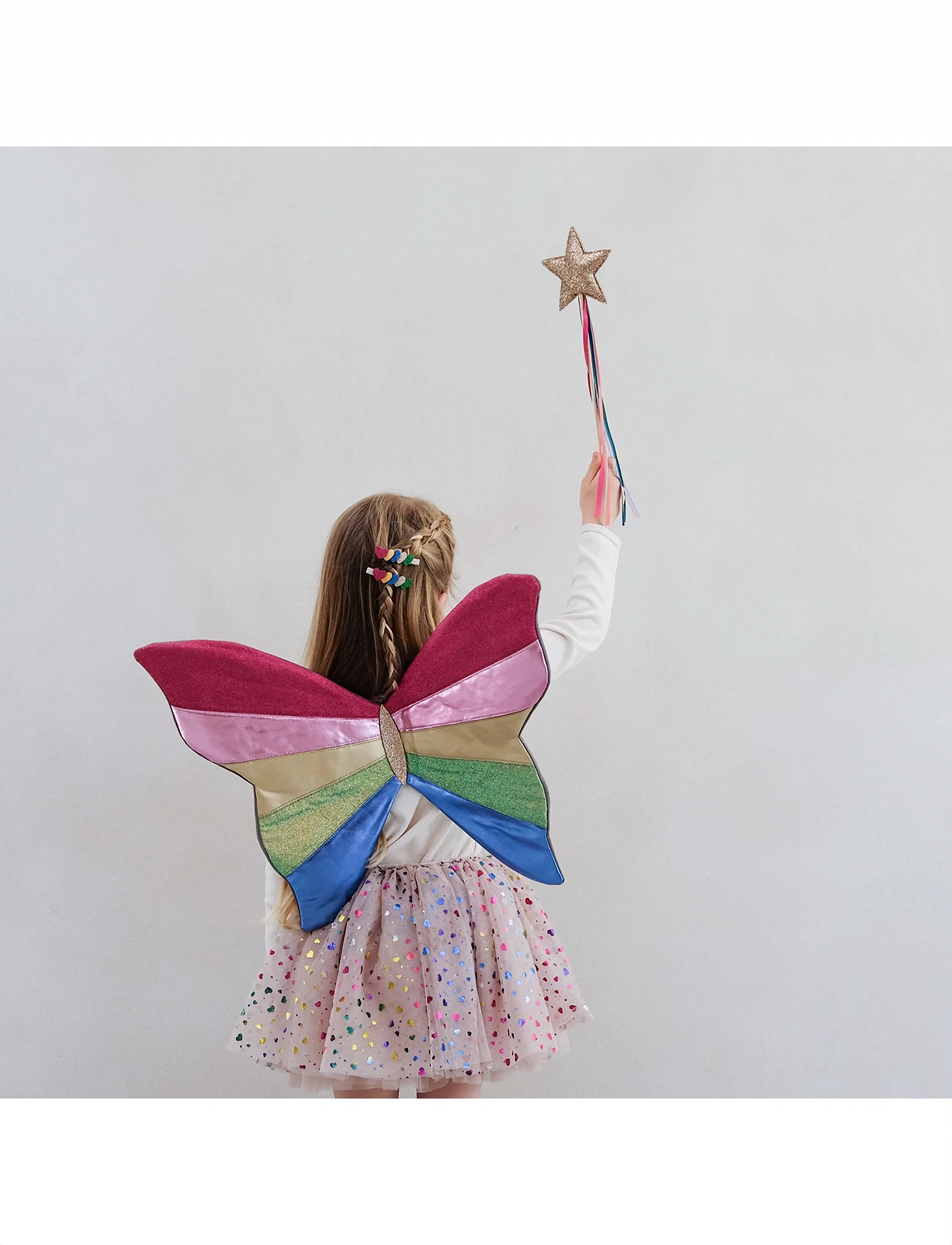 Mimi & Lula - Magic Wand - Rainbow Star - kostumetilbehør - gold - 3