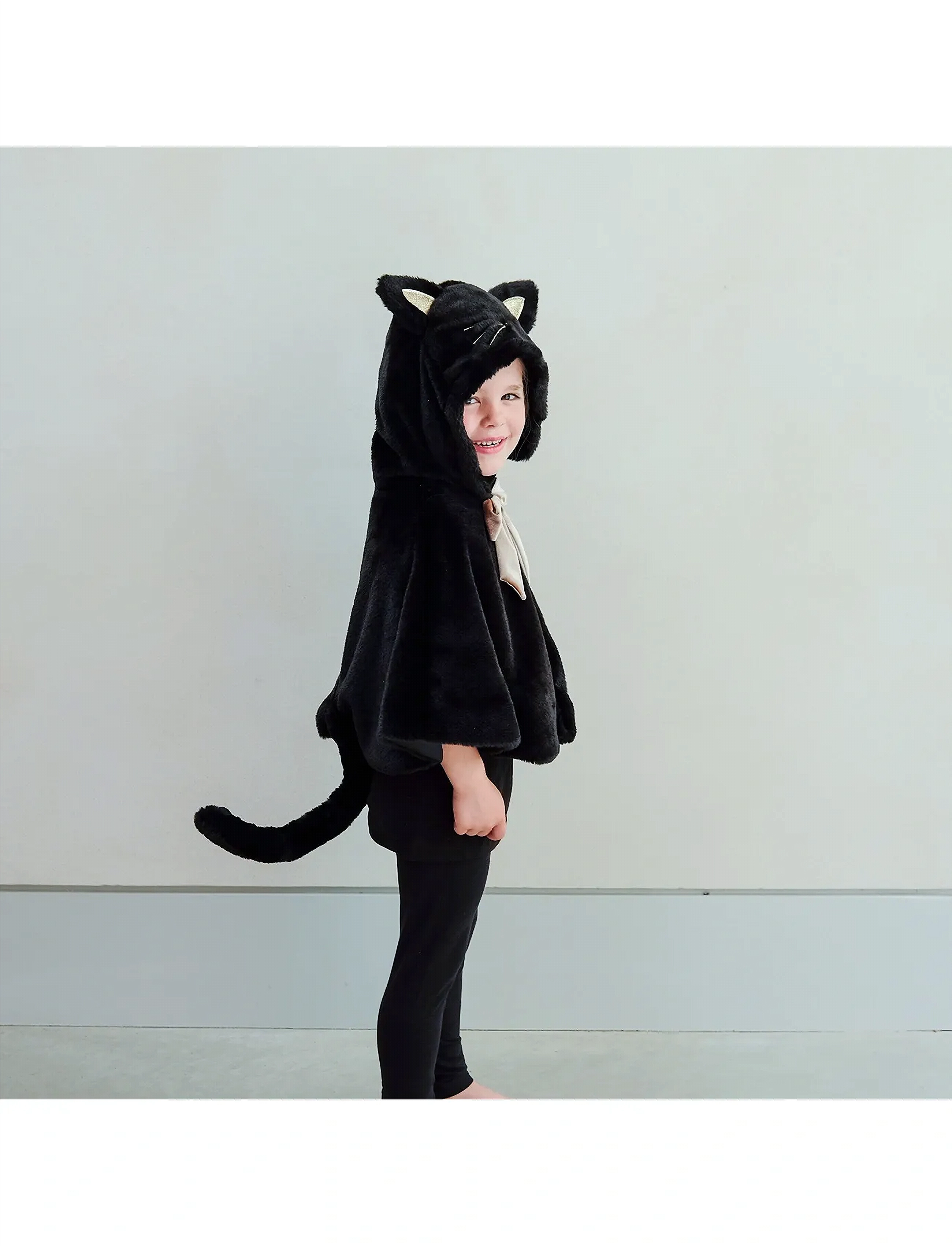 Mimi & Lula - Cape - Black Cat Halloween - kostüme - black - 2