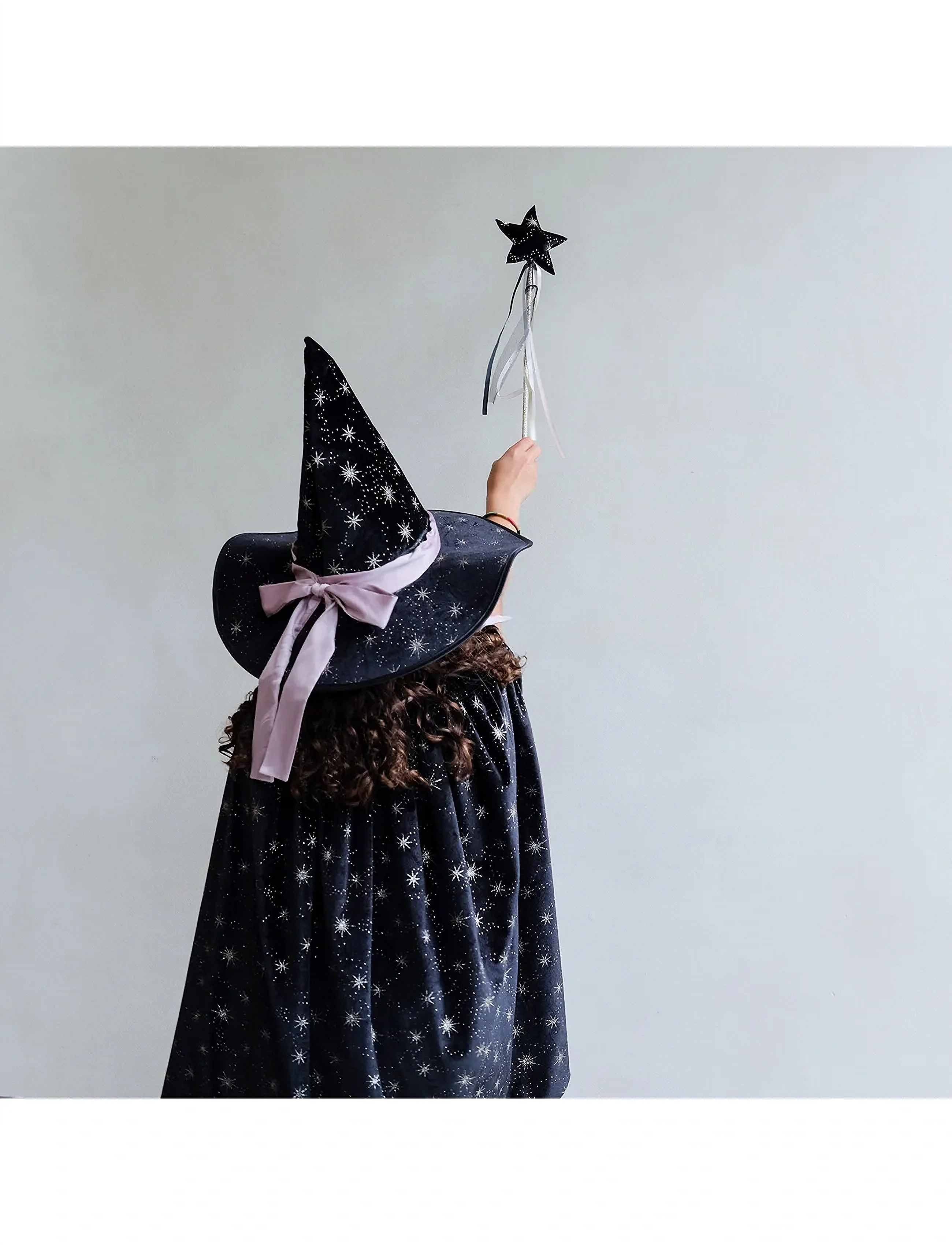 Mimi & Lula Hat Agatha Witch, Costumes Tilbehør, Sort, Str: ONE SIZE