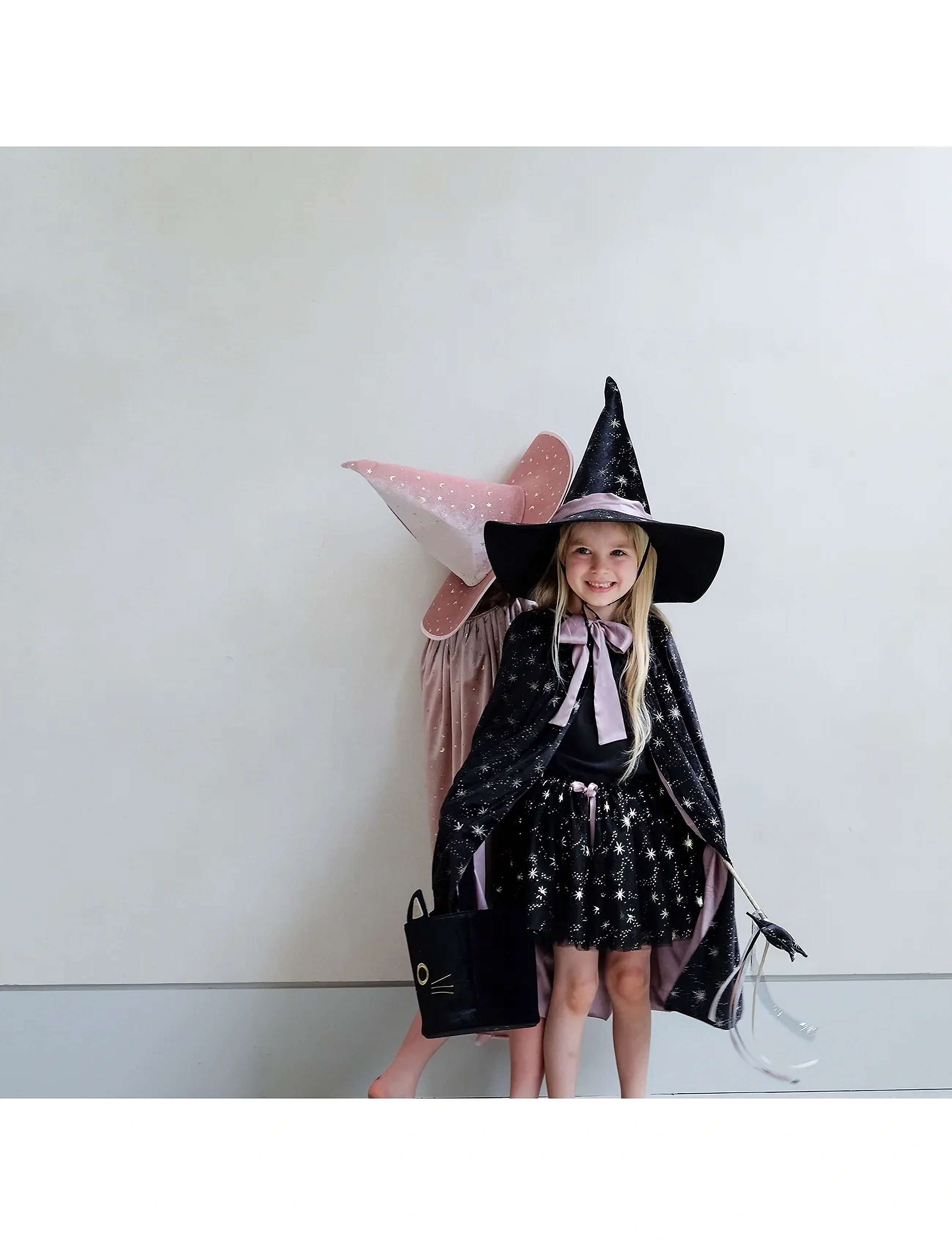 Mimi & Lula Tutu Agatha Witch, Børn, Stjerne Tutu, Sort, Str: ONE SIZE