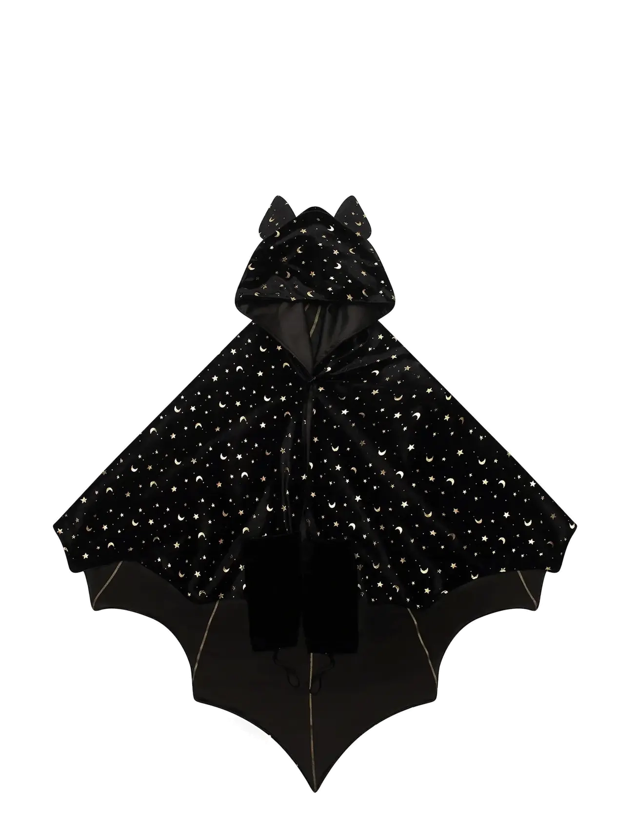 Mimi & Lula Cape Black Bat Halloween, One Size, Costumes Accessories, Schwarz - Character Costumes, Kinder