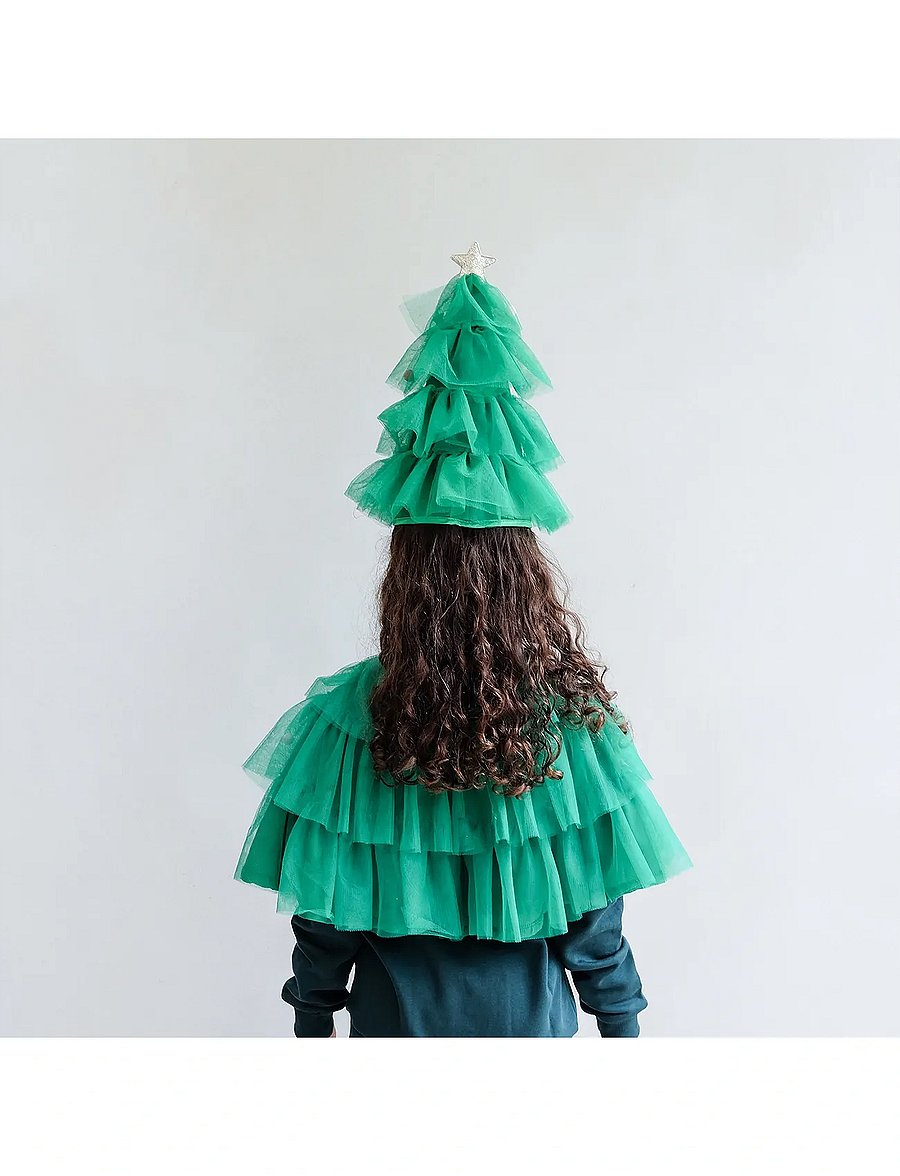 Mimi & Lula - Hat - Green Christmas Tree - maskeradtillbehör - green - 2