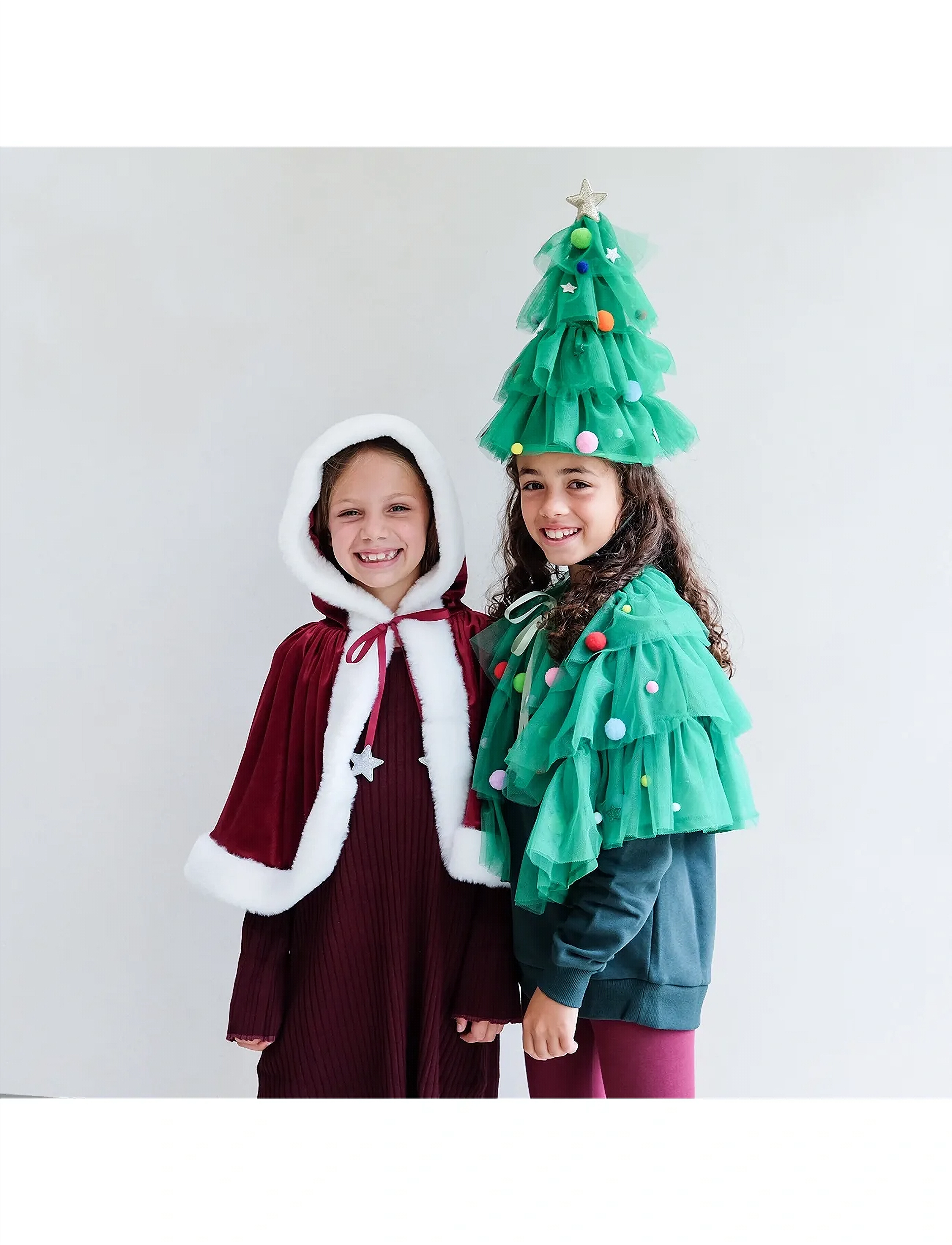 Mimi & Lula - Cape - Green Christmas Tree - kostüme - green - 2