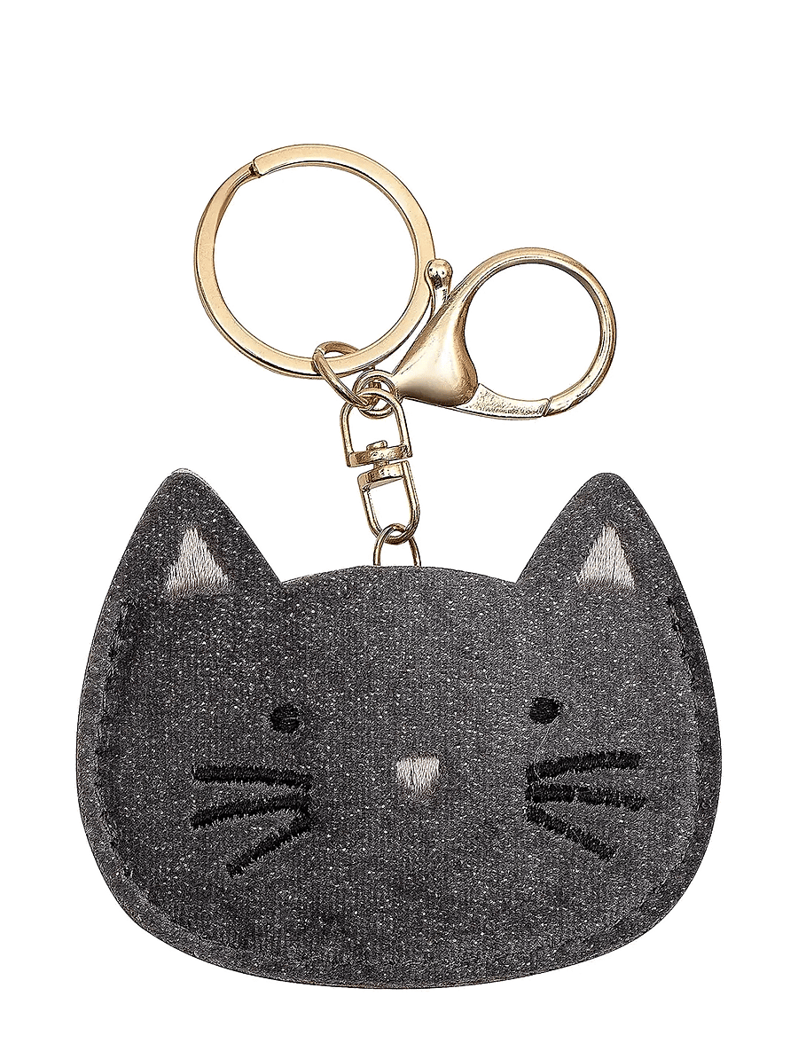 Mimi & Lula - Keyring - Grey Kitty Cat - schlüsselanhänger - grey - 0