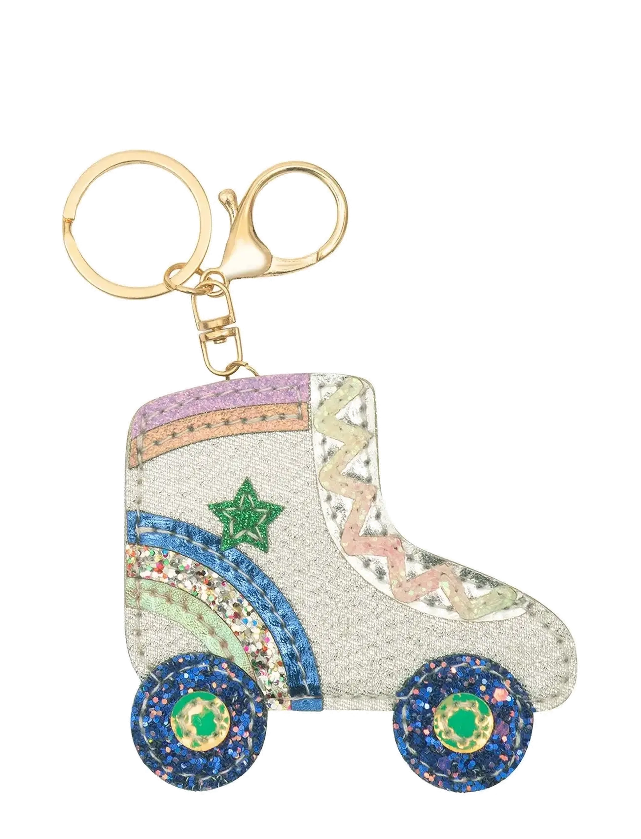 Mimi & Lula Keyring Rollerskate, One Size, Accessories, Mehrfarbig/gemustert - Key Chains, Kinder