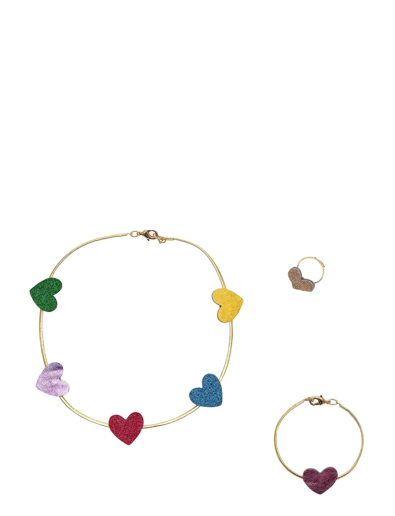 Mimi & Lula Jewellery Set - Heart Gold - Kūrybiškumui skatinti - MULTI / multi