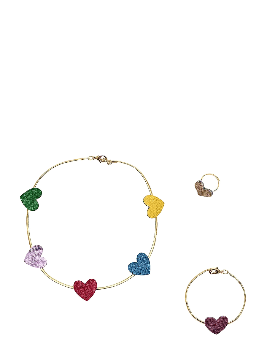 Mimi & Lula - Jewellery Set - Heart Gold - sierraden & accessoires - multi - 1