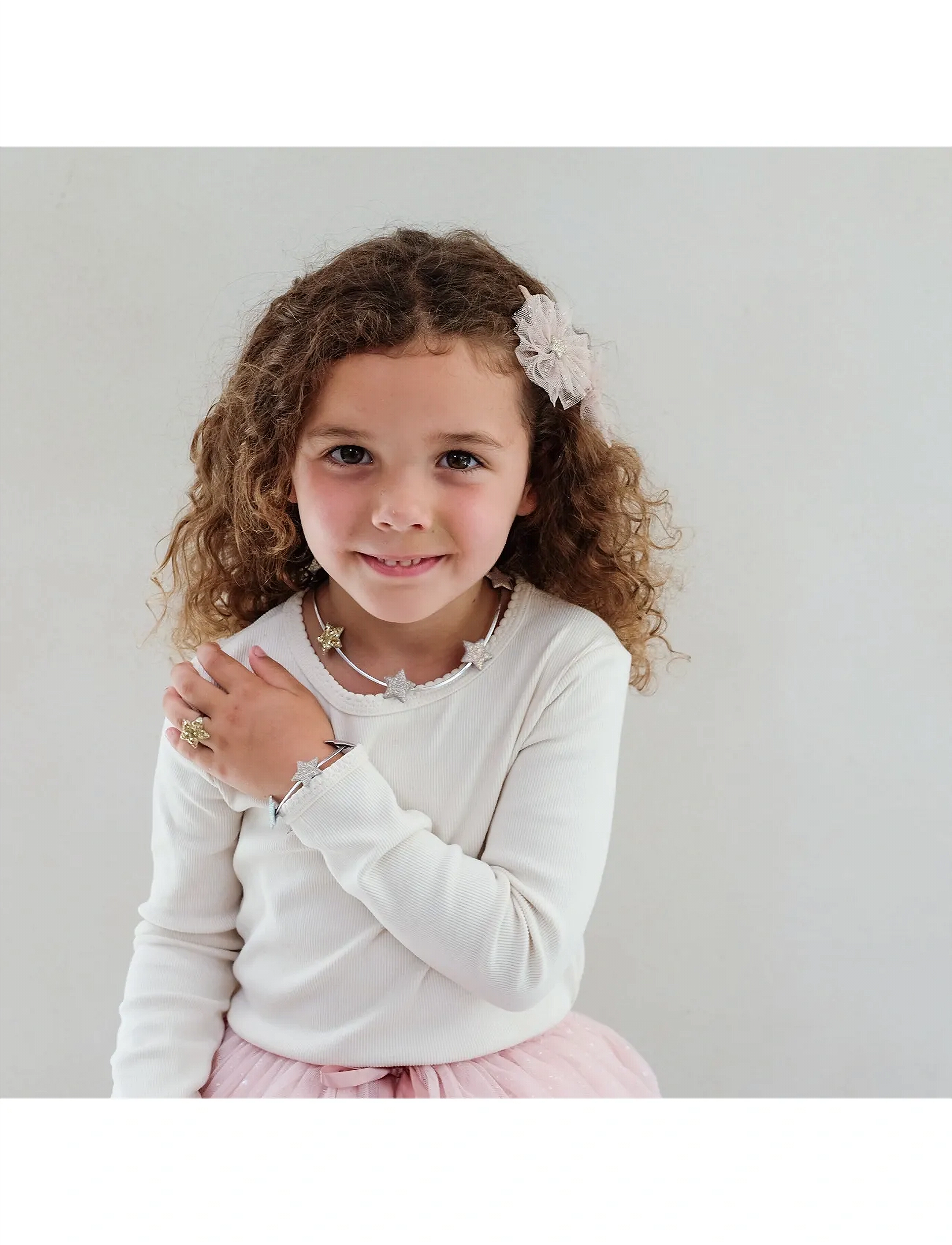 Mimi & Lula Jewellery Set Star Silver, One Size, Kids Jewellery, Mehrfarbig/gemustert - Necklaces, Kinder