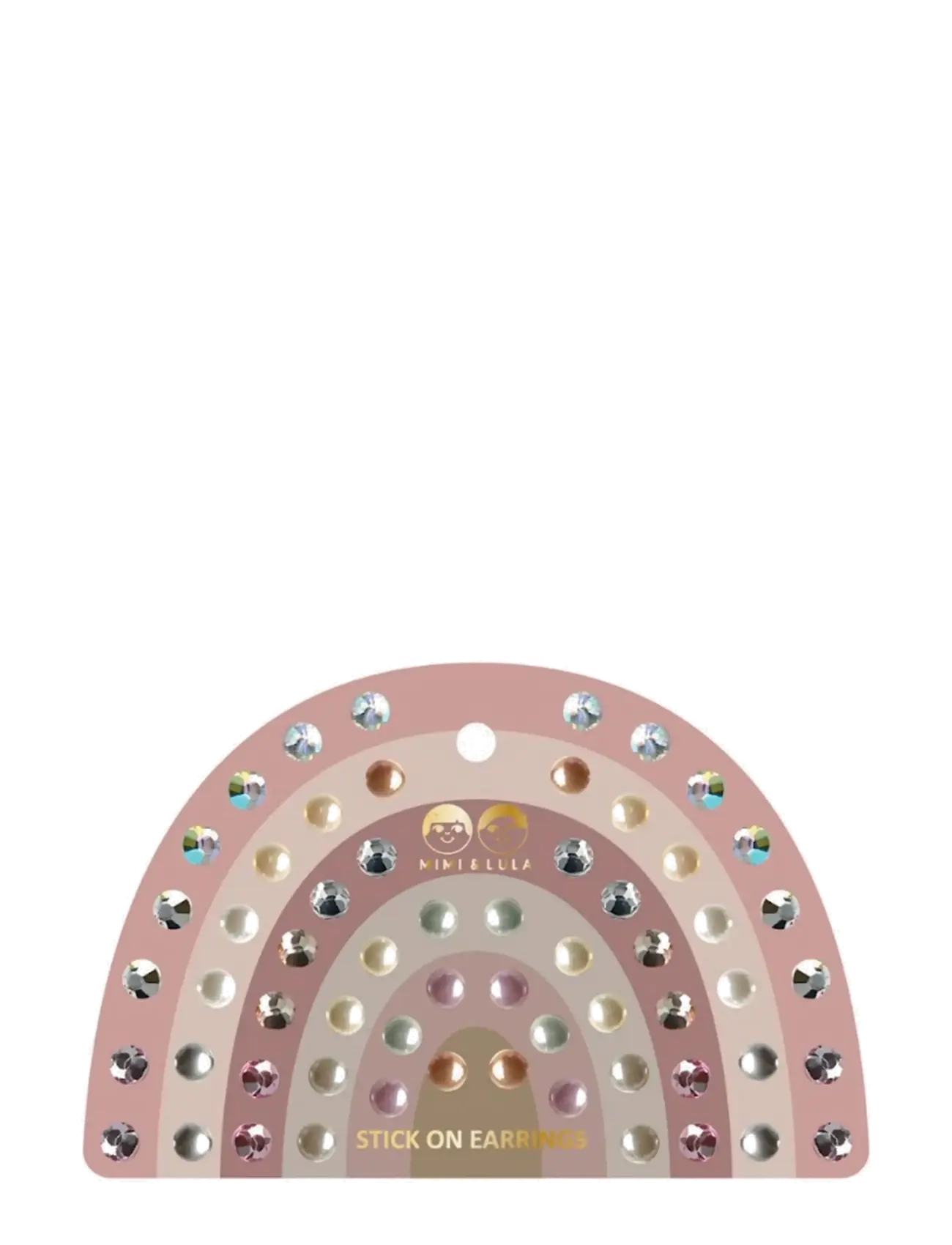 Mimi & Lula Stick-On Earrings 30 Pairs - Pink Gem Earrings - Barn 98-134 - MULTI / multi