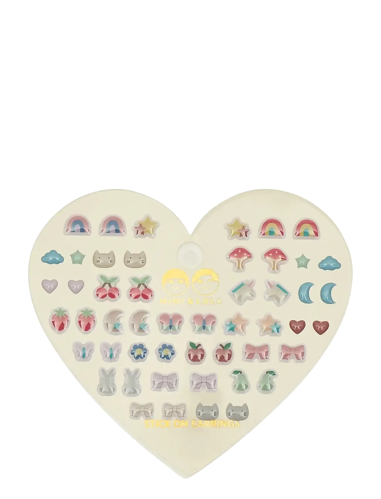 Stick-On Earrings 25 Pairs - Mixed Earrings - MULTI