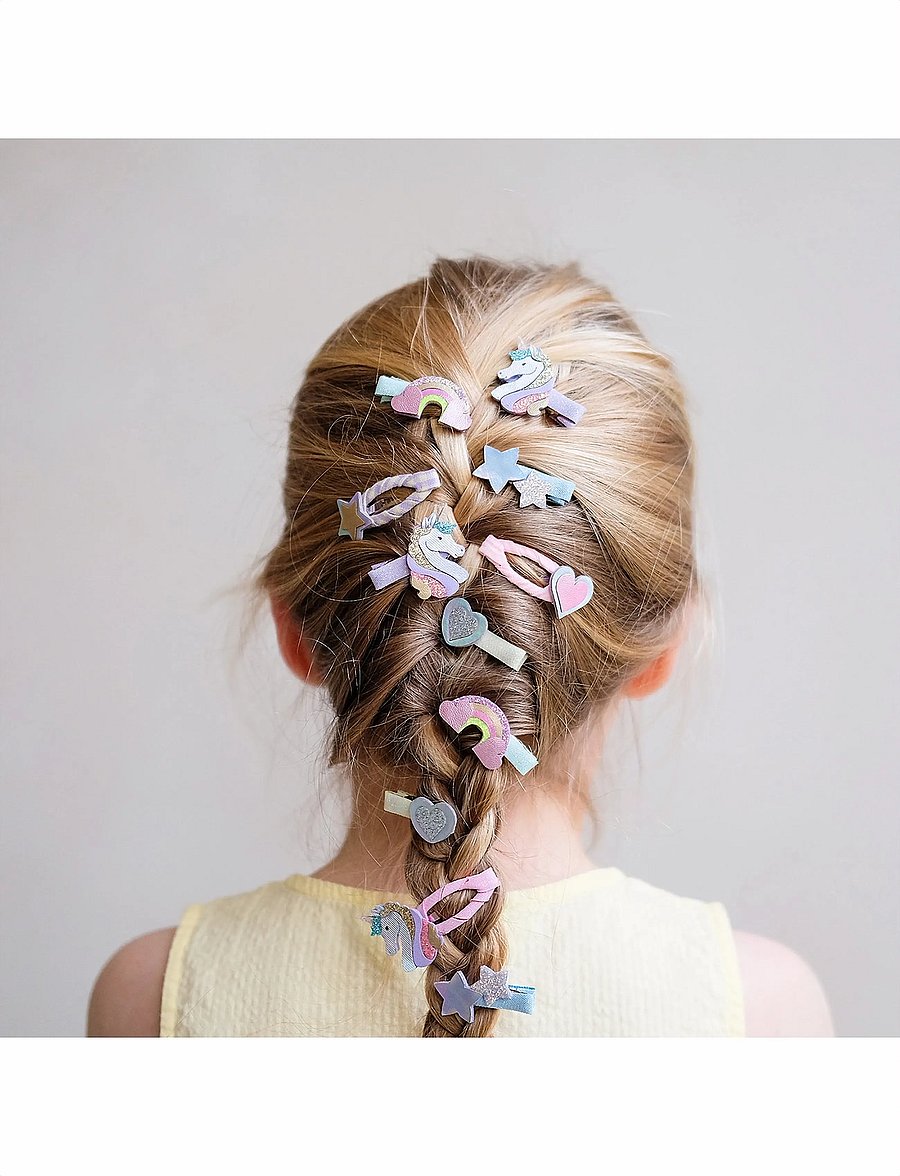 Mimi & Lula - 5 Clic Clacs - Mini Dreamy My Little Unicorn - haarnadeln - multi - 2
