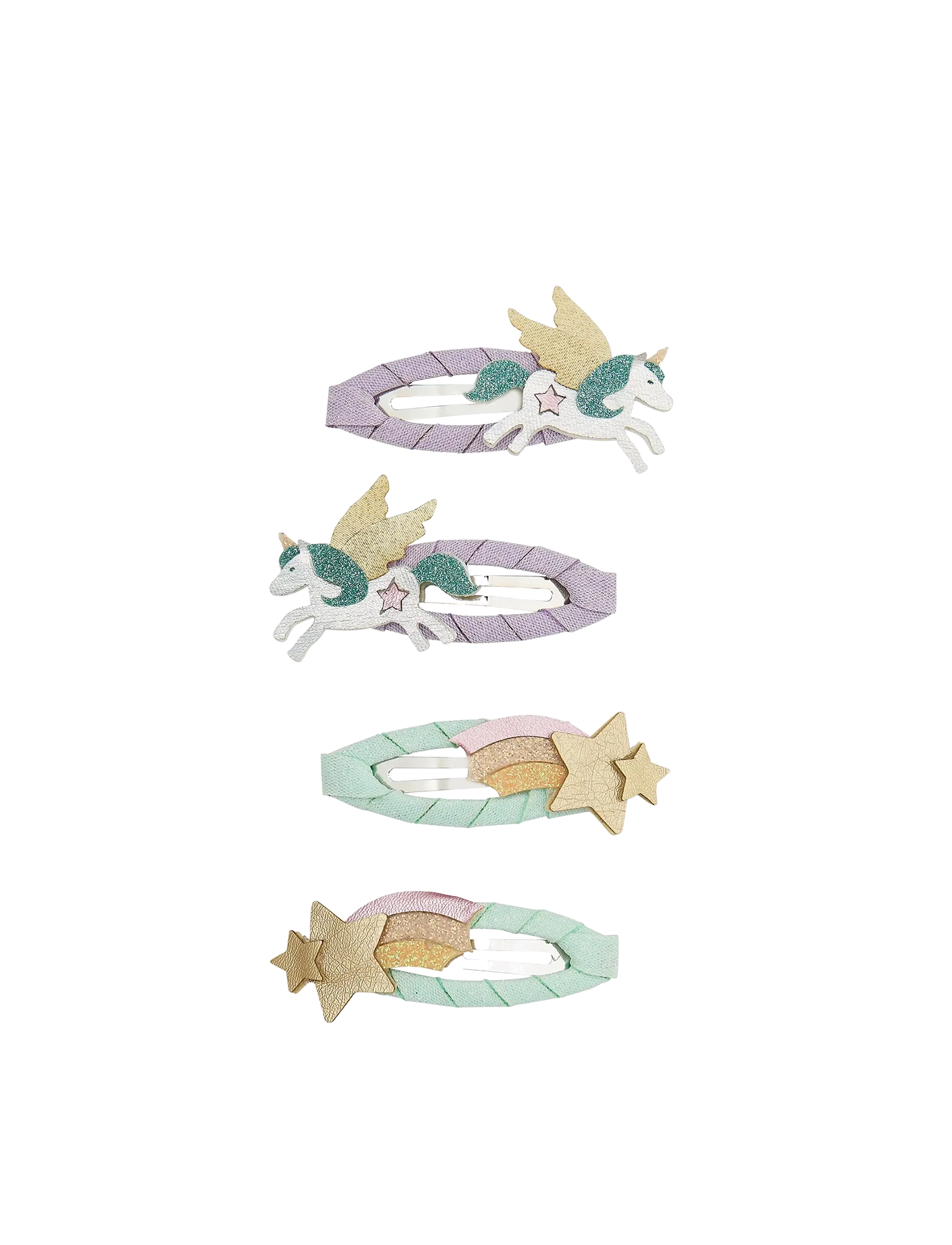 Mimi & Lula 4 Clic Clacs - My Little Unicorn - Hårklämmor - MULTI / multi