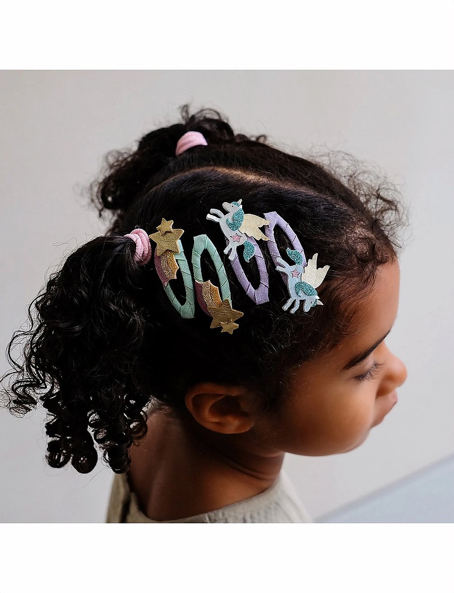Mimi & Lula - 4 Clic Clacs - My Little Unicorn - haarnadeln - multi - 2