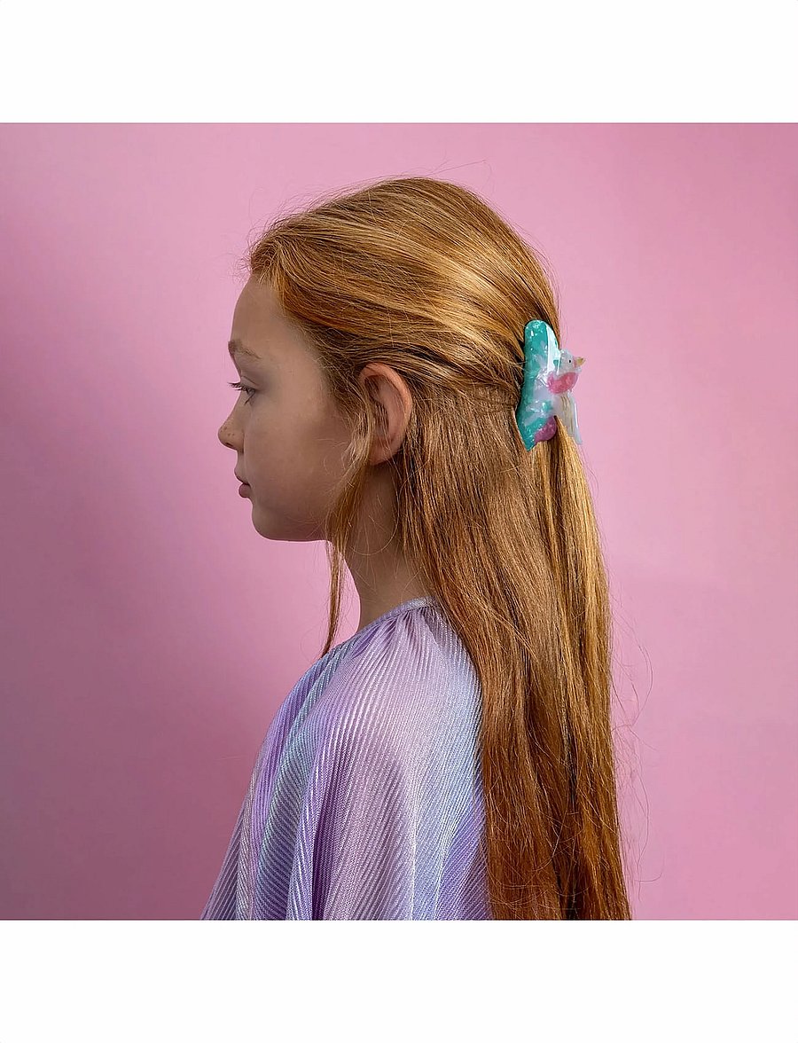Mimi & Lula - Claw Clip - My Little Unicorn - hårklämmor - multi - 2