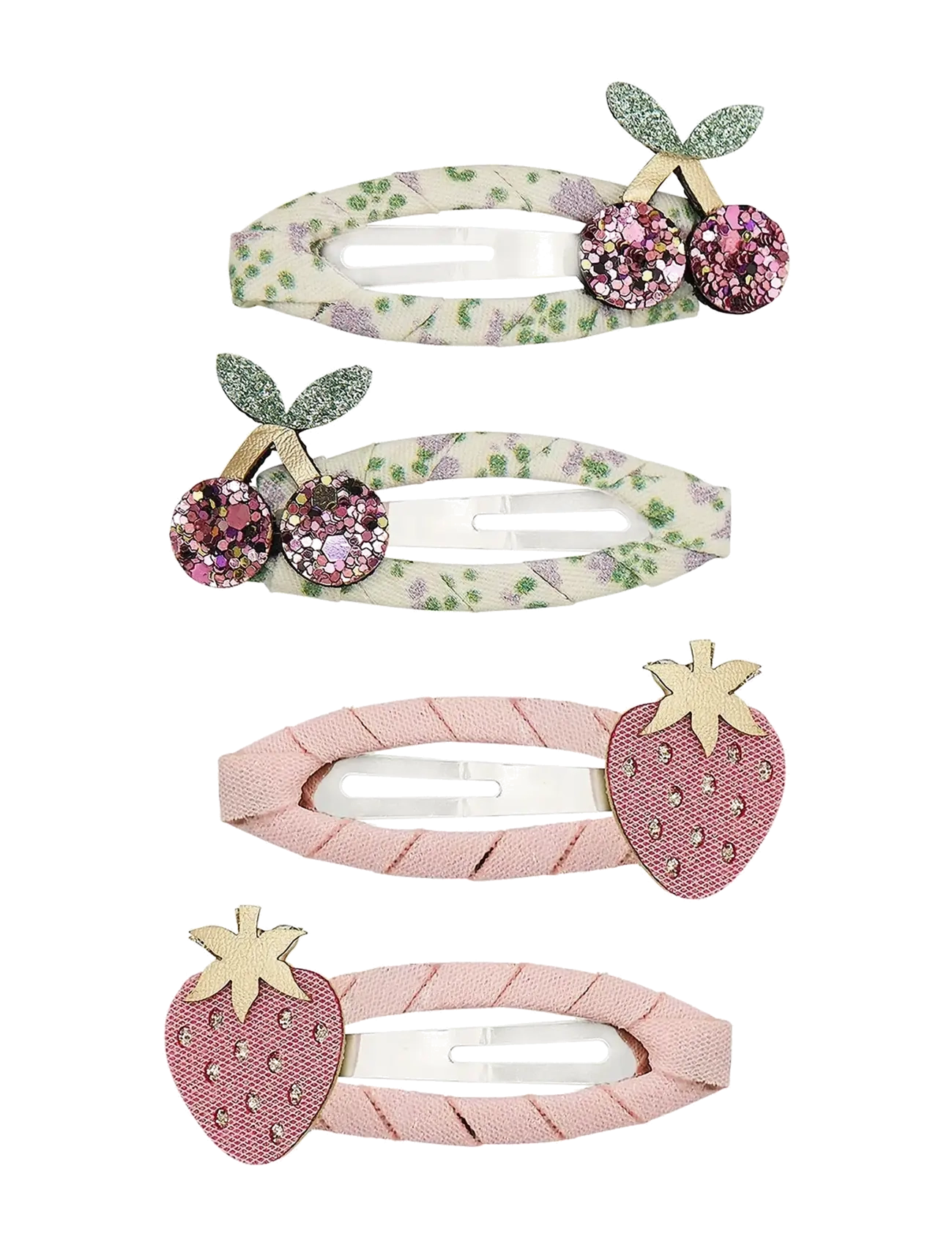 Mimi & Lula 4 Clic Clacs - Summer Fruit Spring on the Farm - Hårklämmor - MULTI / multi