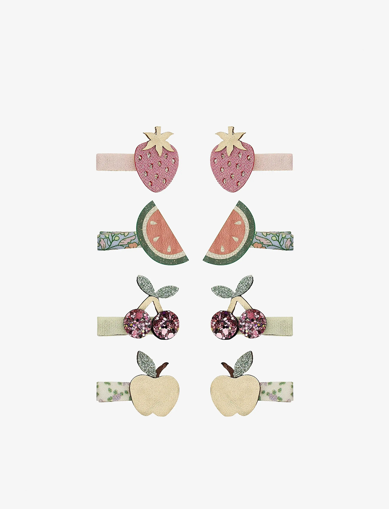Mimi & Lula - 8 Hair Clips - Mini Fruit Salad Spring on the Farm - juukseklambrid - multi - 1
