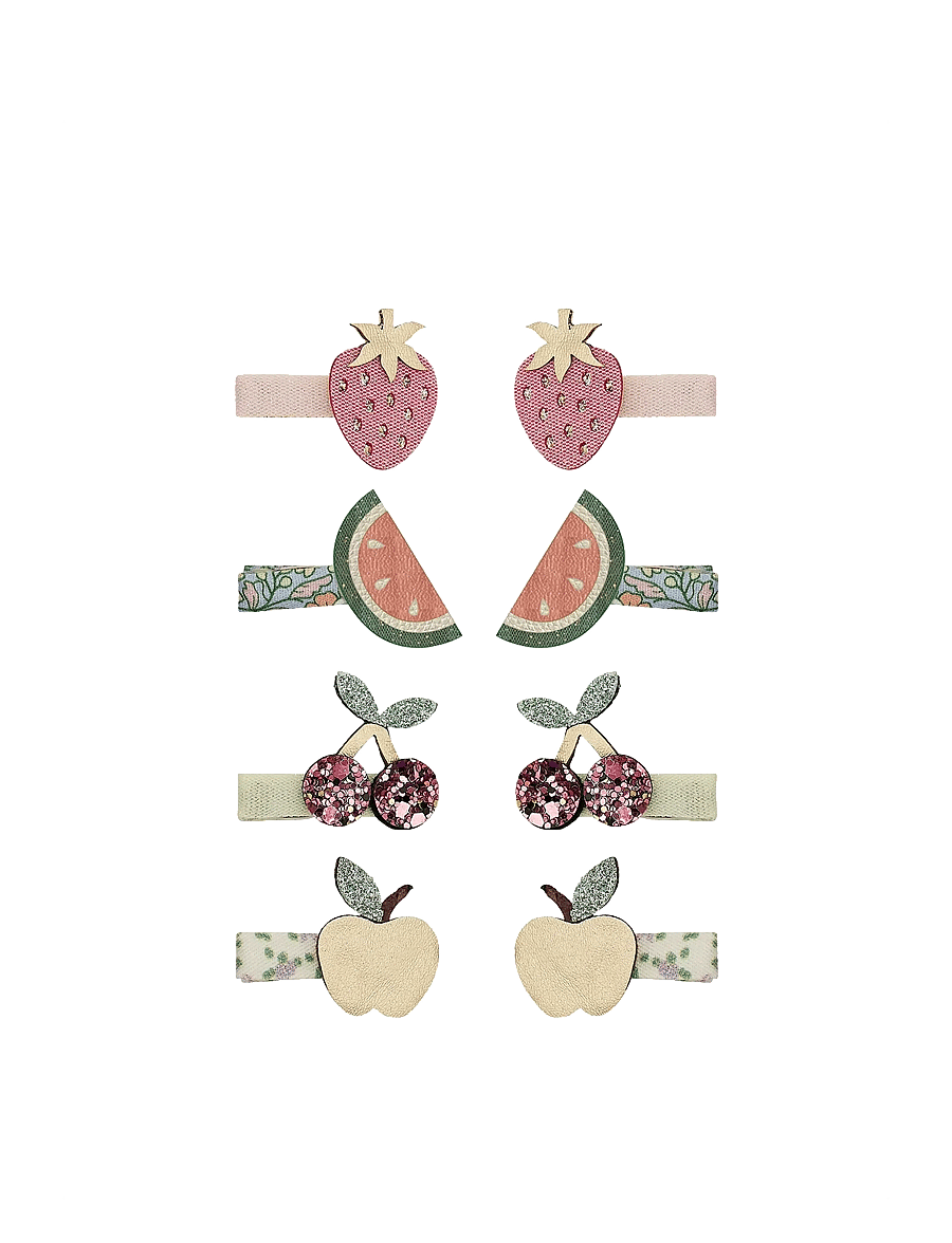 Mimi & Lula - 8 Hair Clips - Mini Fruit Salad Spring on the Farm - haarnadeln - multi - 1