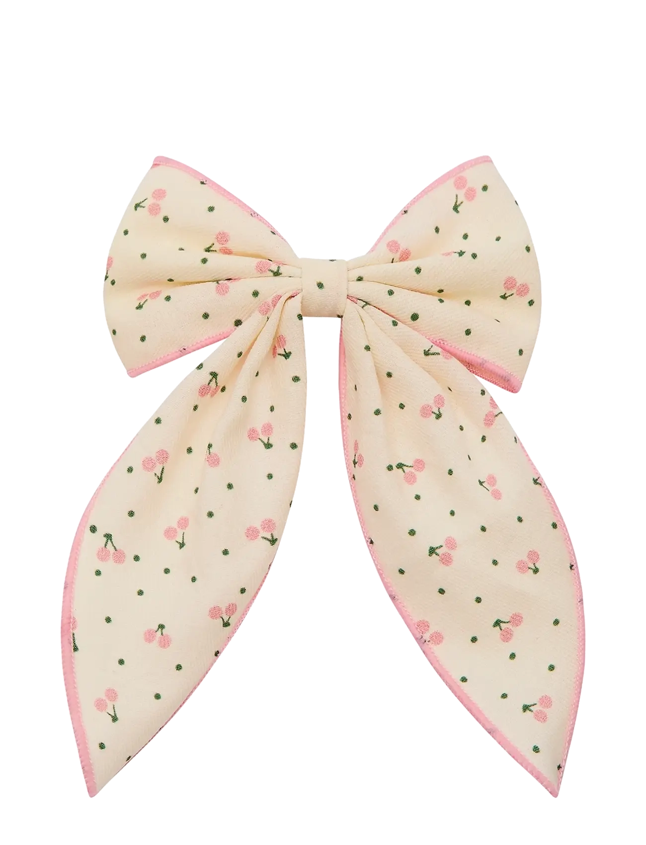 Mimi & Lula Bow Clip - Cherry Spring on the Farm - Hårklämmor - MULTI / cream