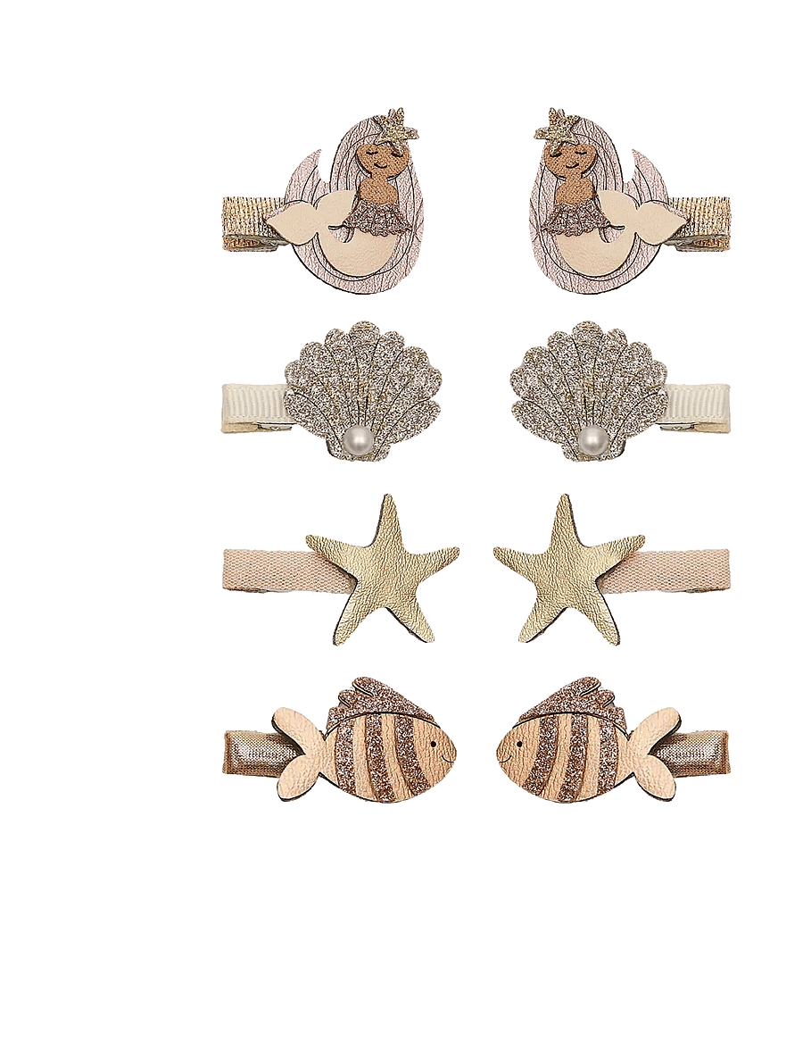 Mimi & Lula - 8 Hair Clips - Mini Mermaid Ocean Pearl - haarnadeln - multi - 1