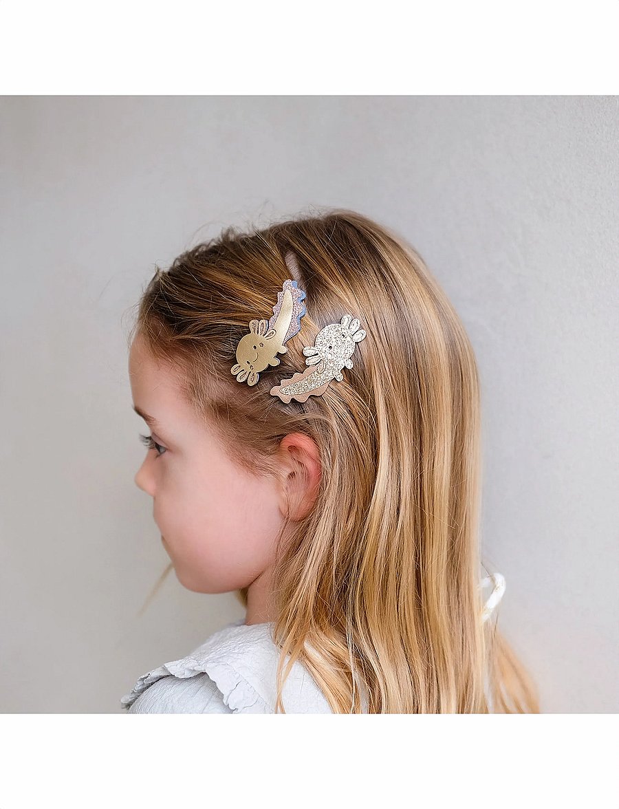Mimi & Lula - 2 Hair Clips - Axolotl Ocean Pearl - multi - 0