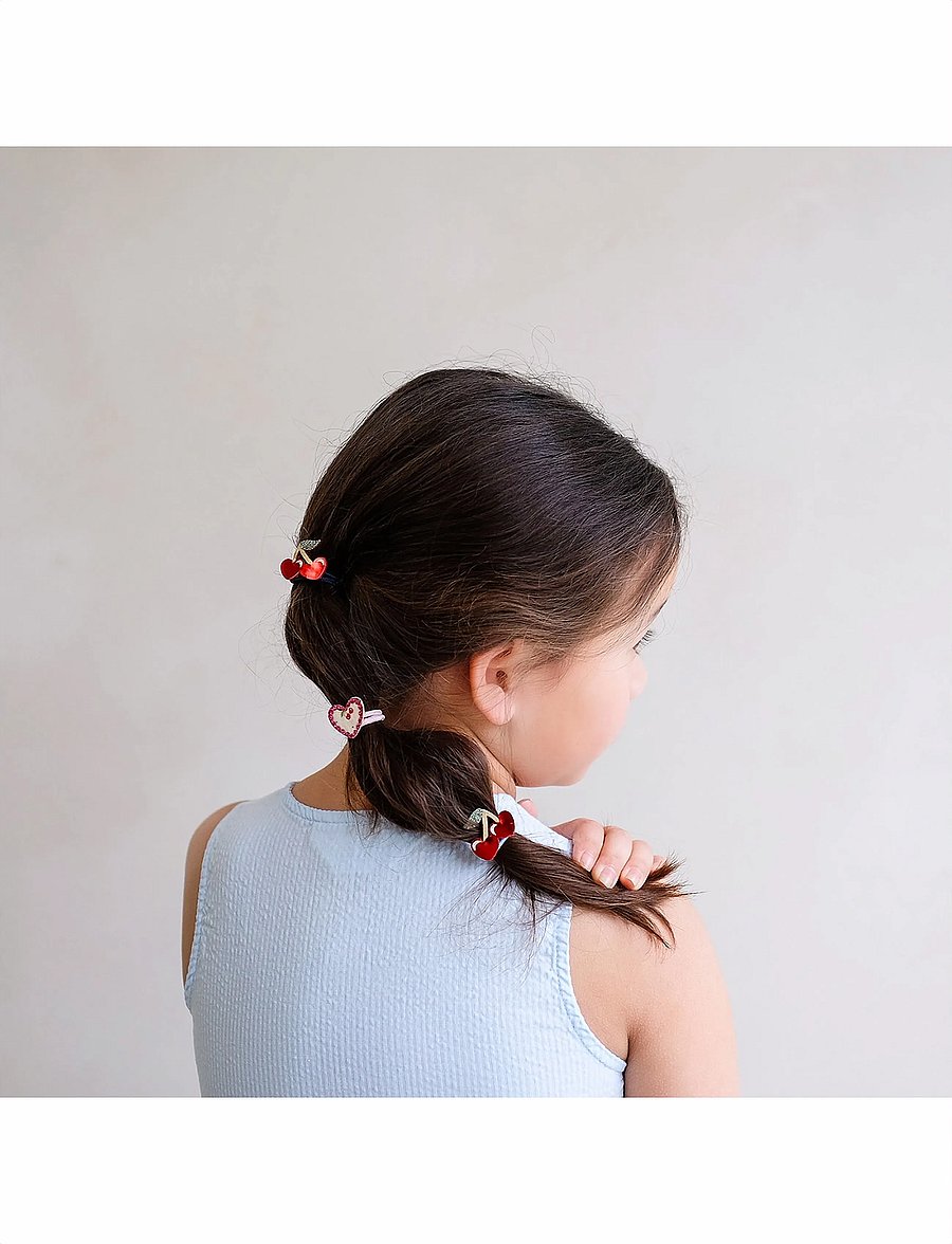 Mimi & Lula - 6 Ponies - Mini Red Cherries Mon Cheri - hårband - multi - 2
