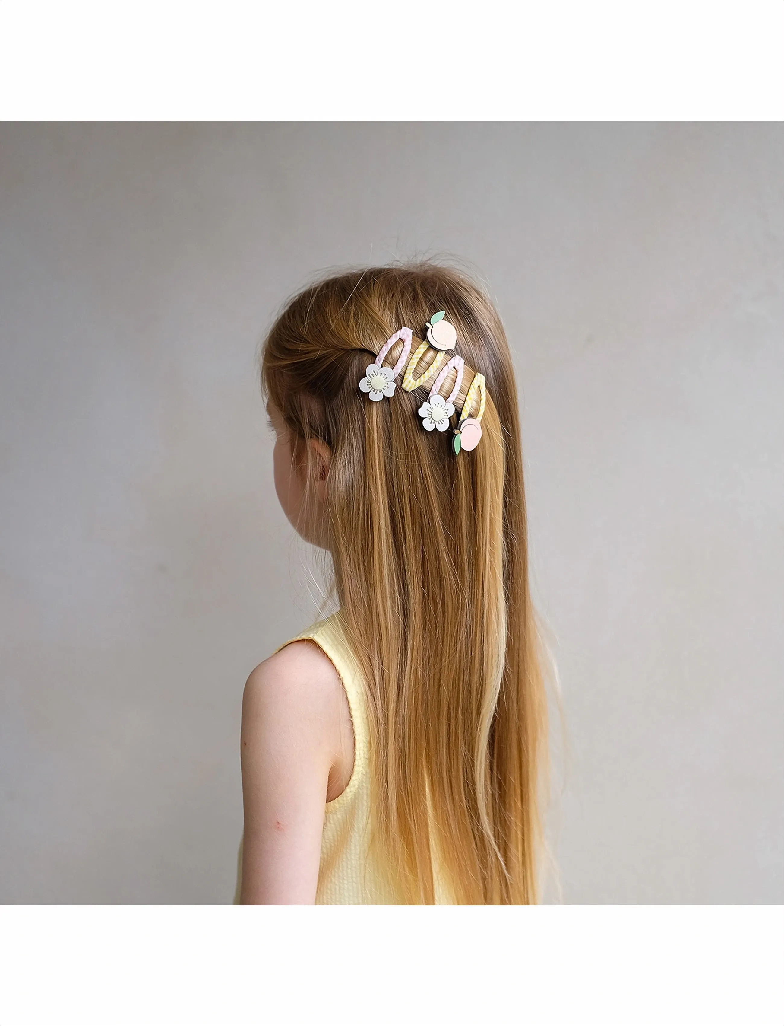 Mimi & Lula 4 Clic Clacs Blossom Peaches And Cream, One Size, Hair Accessories, Mehrfarbig/gemustert - Pins, Kinder