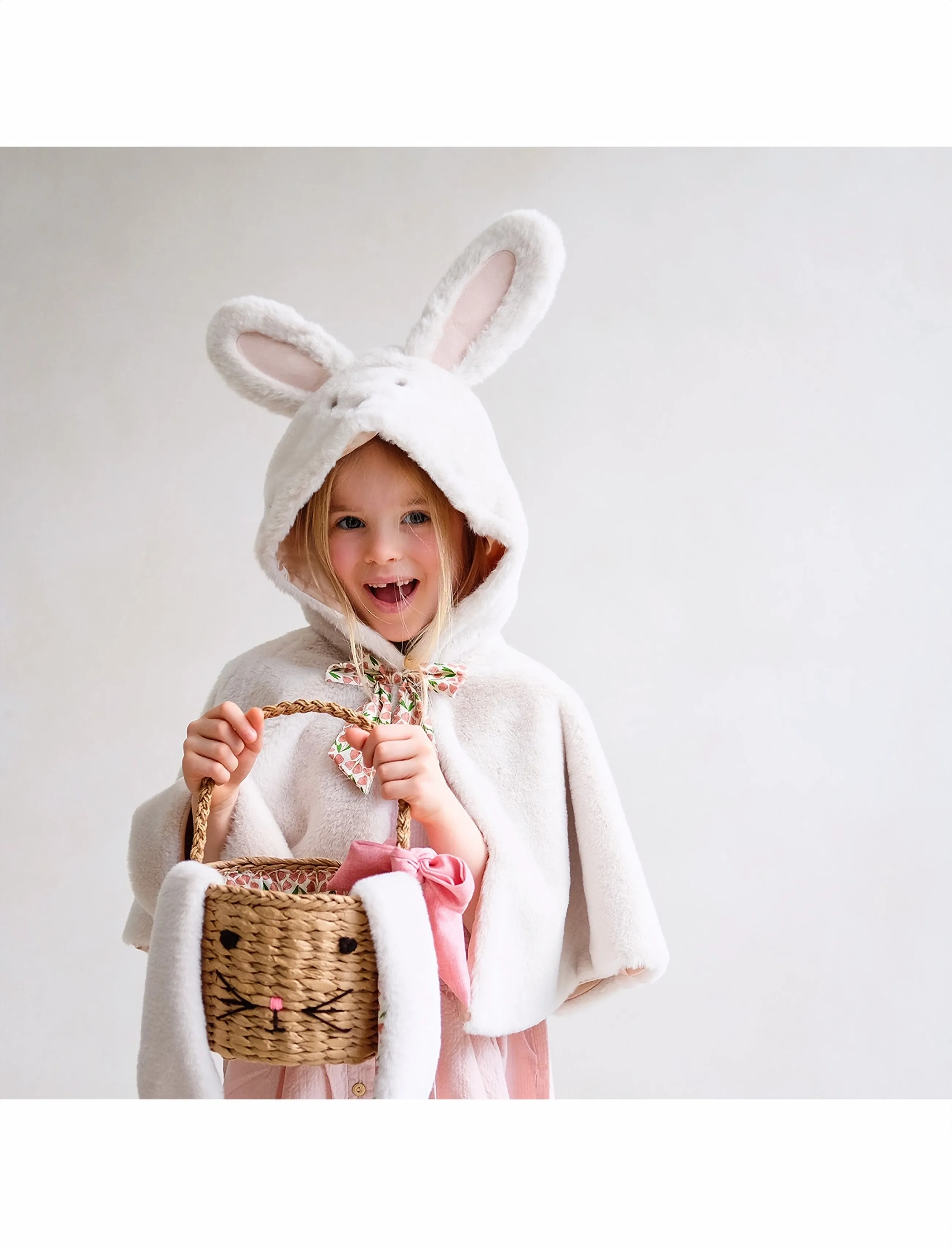 Mimi & Lula Cape Bunny Easter, Character Costumes, Creme, Str: ONE SIZE
