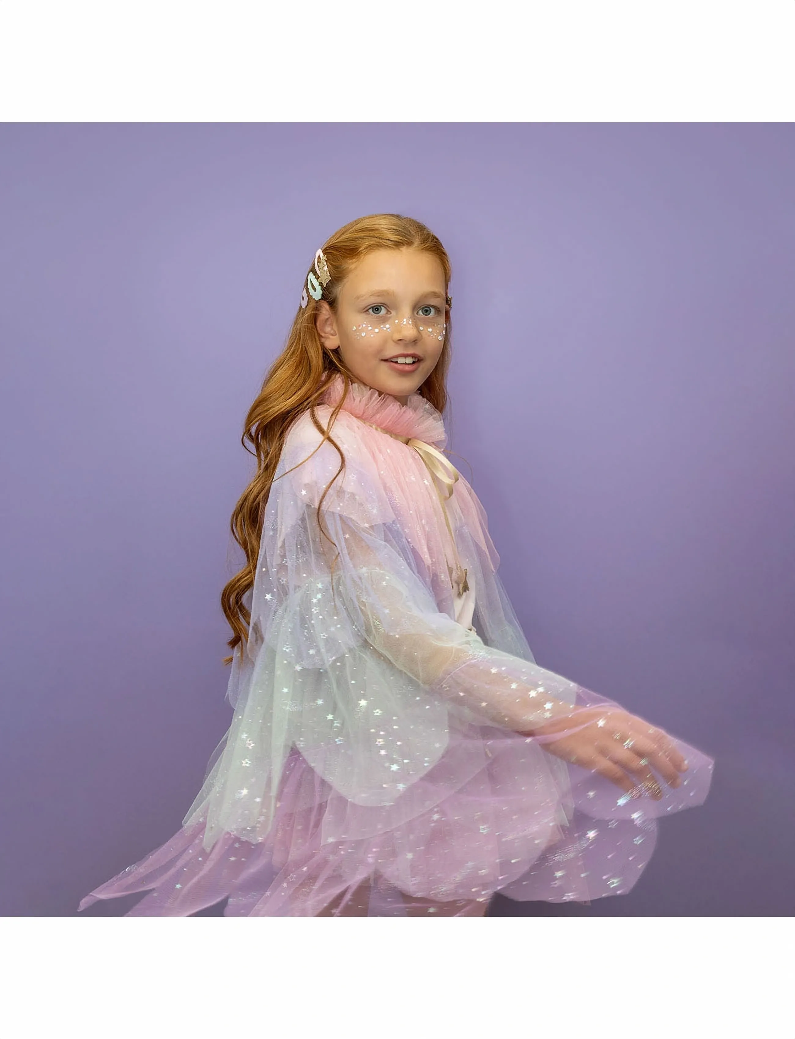 Mimi & Lula - Cape - Scallop Pastel - maskeradtillbehör - multi - 3