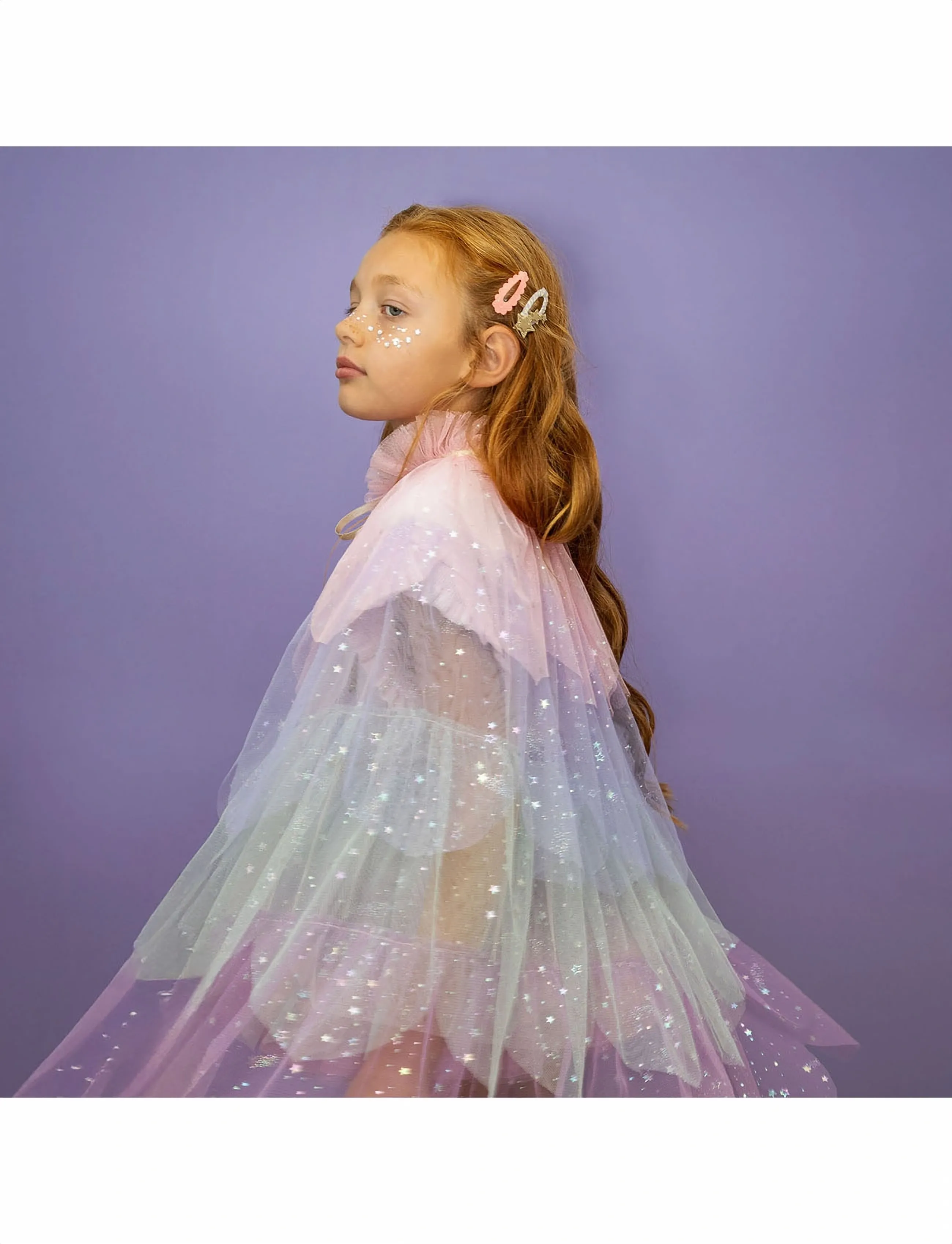 Mimi & Lula - Cape - Scallop Pastel - maskeradtillbehör - multi - 4