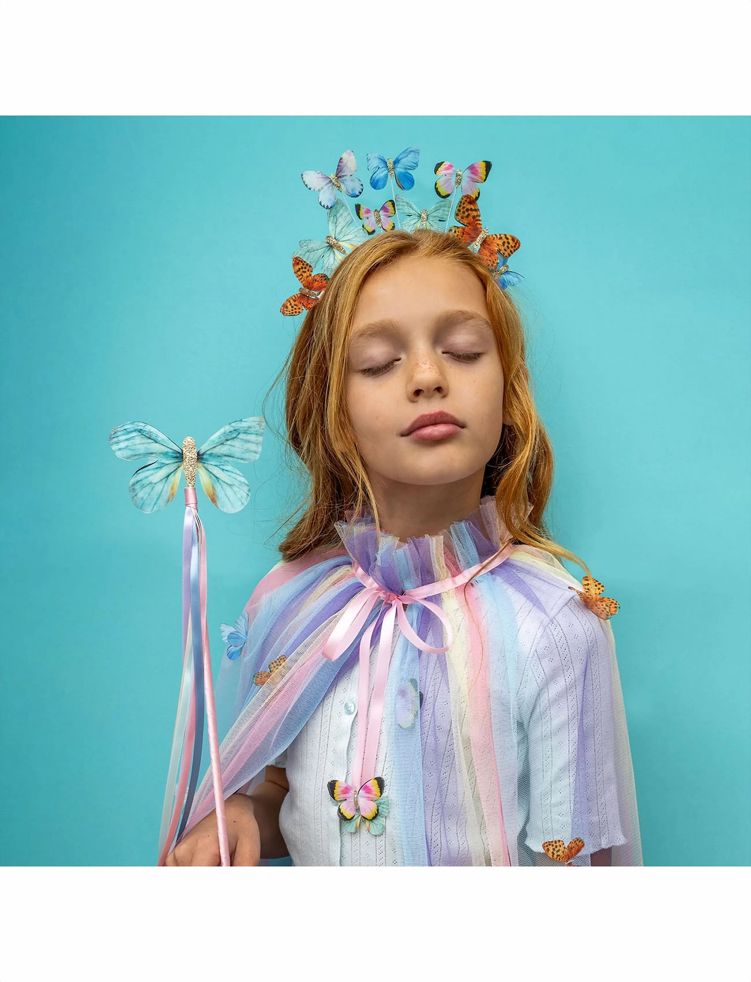 Mimi & Lula - Cape - Butterfly - kostumetilbehør - multi - 3