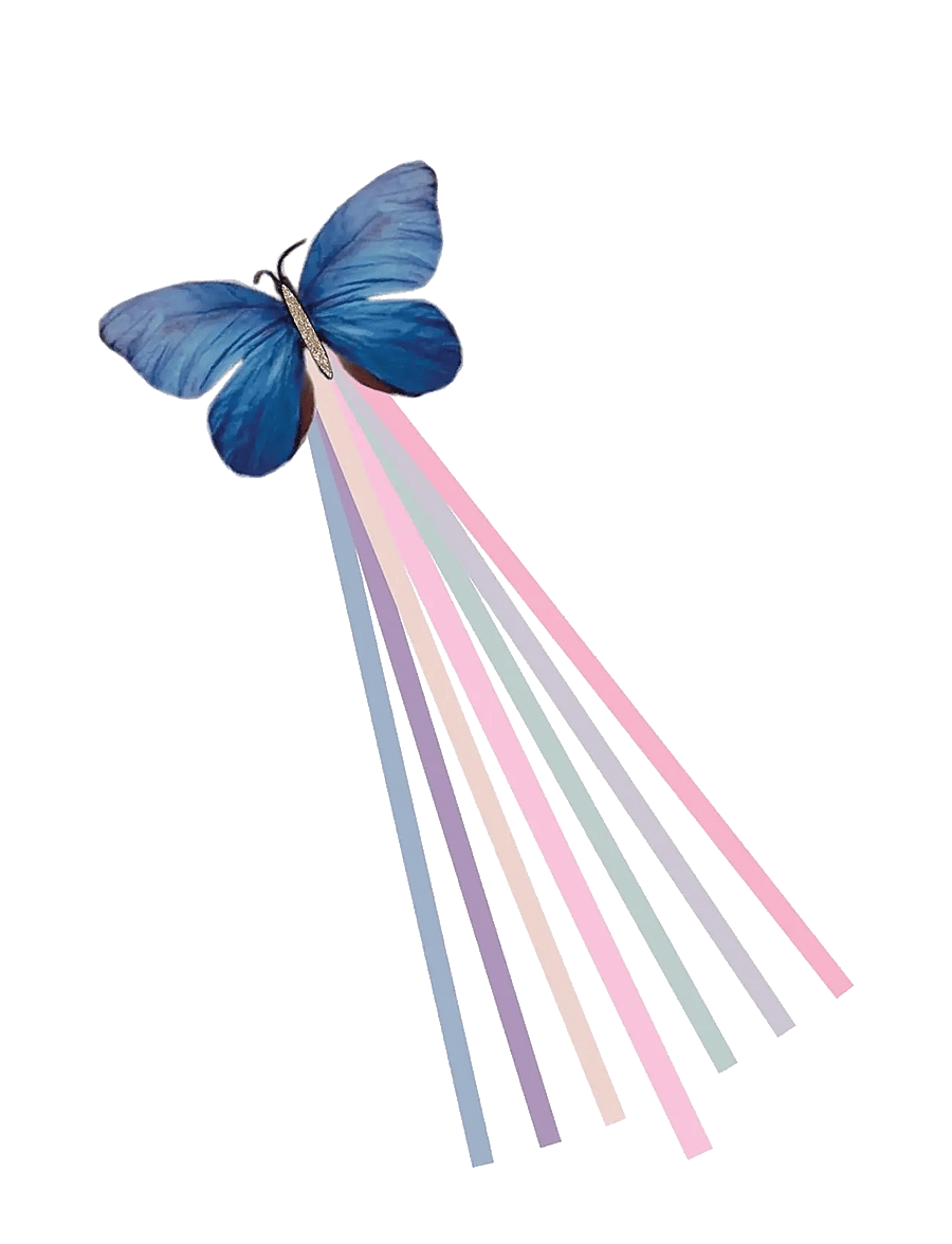 Mimi & Lula - Magic Wand - Butterfly - maskeradtillbehör - multi - 1