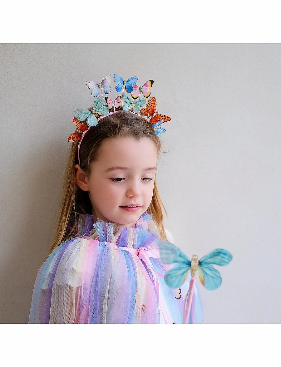 Mimi & Lula - Magic Wand - Butterfly - maskeradtillbehör - multi - 2