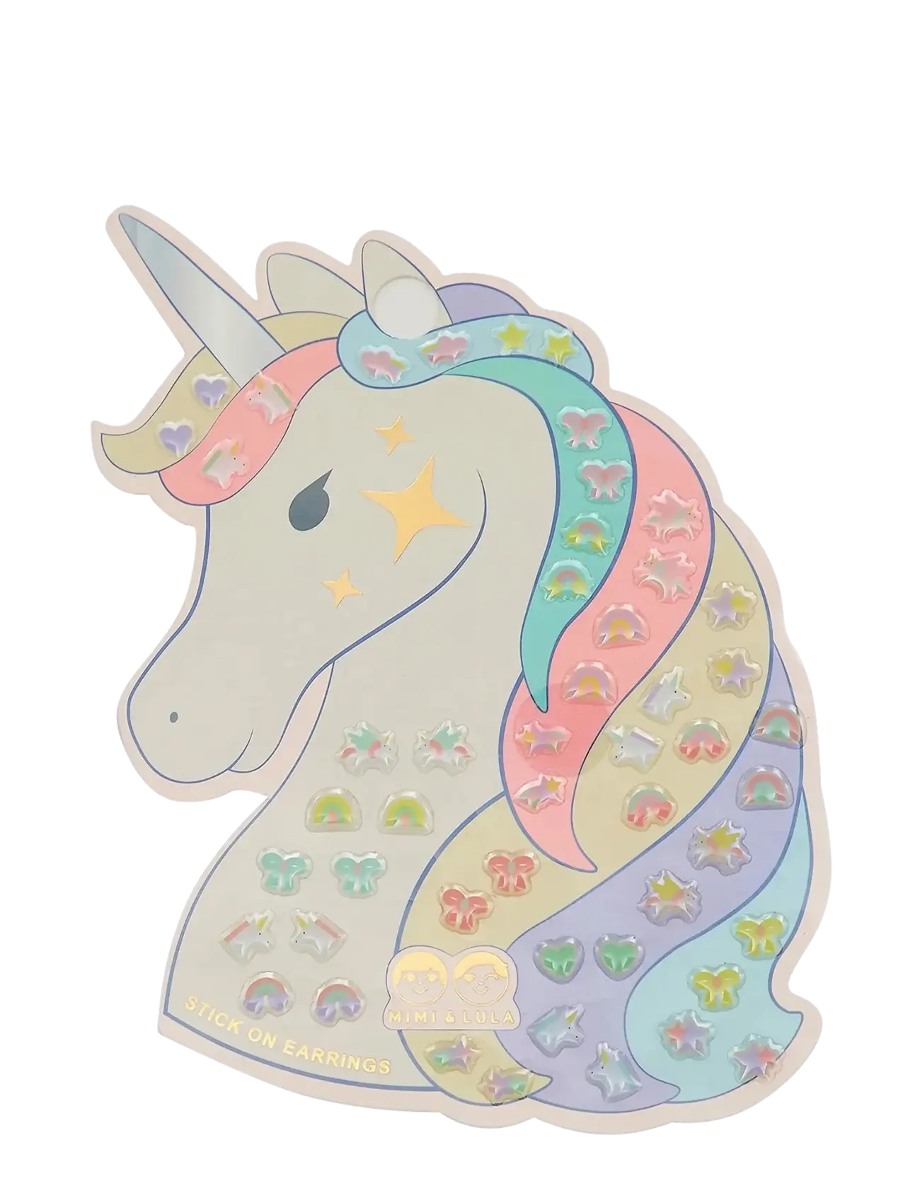 Mimi & Lula Stick-On Earrings 25 Pairs - My Little Unicorn - Under 100 kr - MULTI / multi