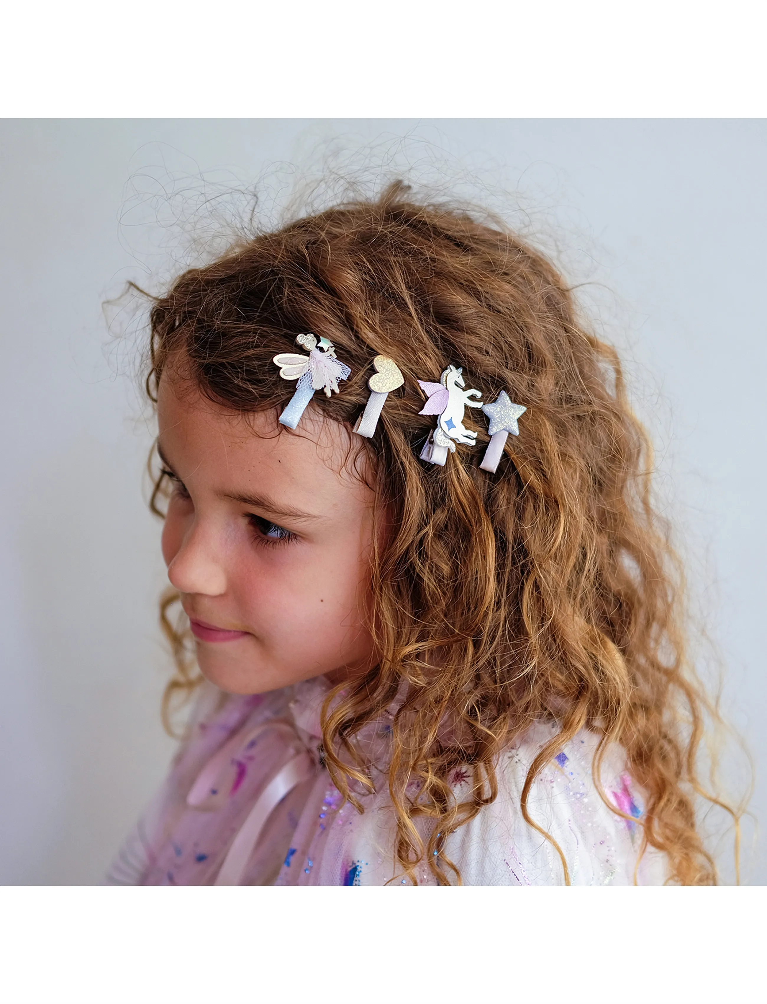 Mimi & Lula 8 Hair Clips Dreamy Fairy, Børn, Børnehårklemmer, Multi/mønstret, Str: ONE SIZE
