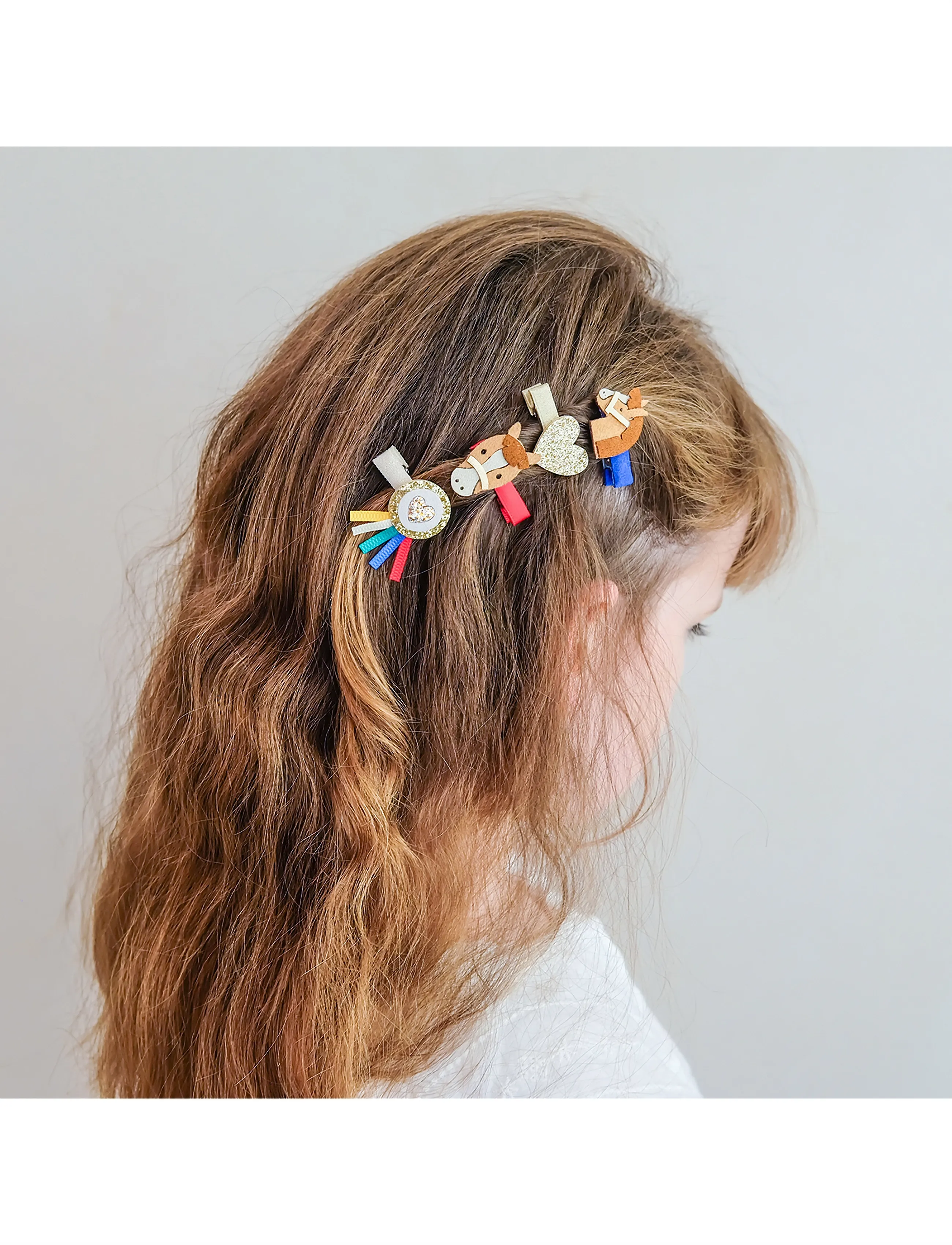 Mimi & Lula 8 Hair Clips Show Pony, Show Pony Hårklemmer, Multi/mønstret, Str: ONE SIZE