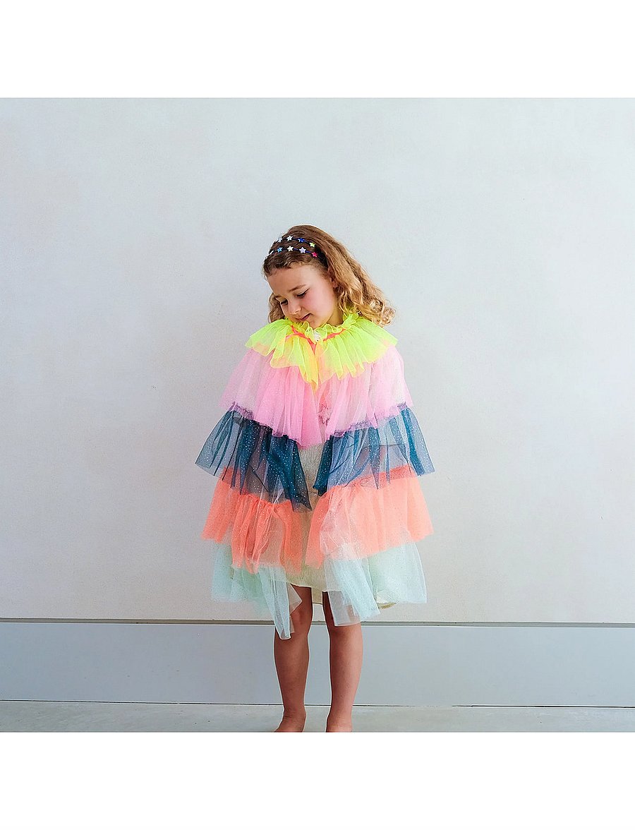 Mimi & Lula - Cape - Ruffle Rainbow Party - kostüm-zubehör - multi - 0