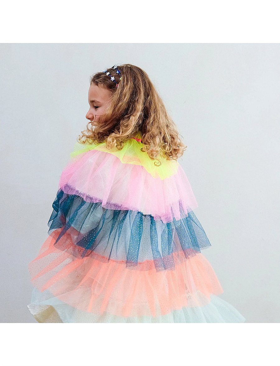 Mimi & Lula - Cape - Ruffle Rainbow Party - kostüm-zubehör - multi - 3