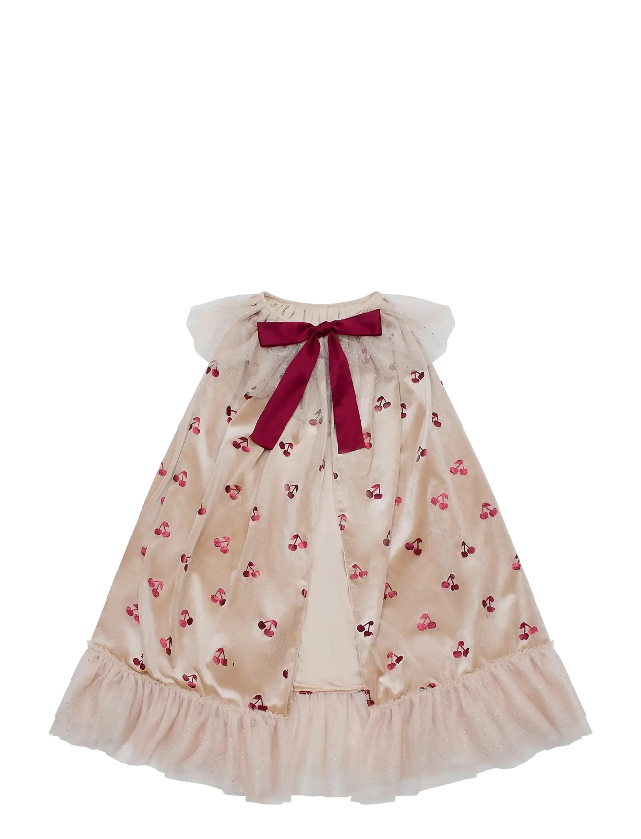 Mimi & Lula Cape - Velvet Cherries - Kostüme & Zubehör - BEIGE / beige