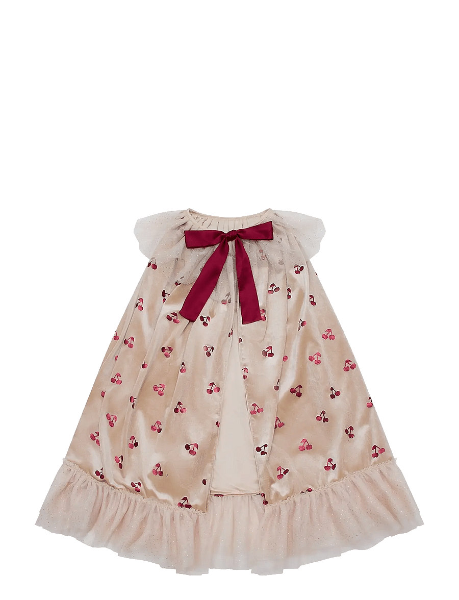 Mimi & Lula - Cape - Velvet Cherries - kostüm-zubehör - beige - 1