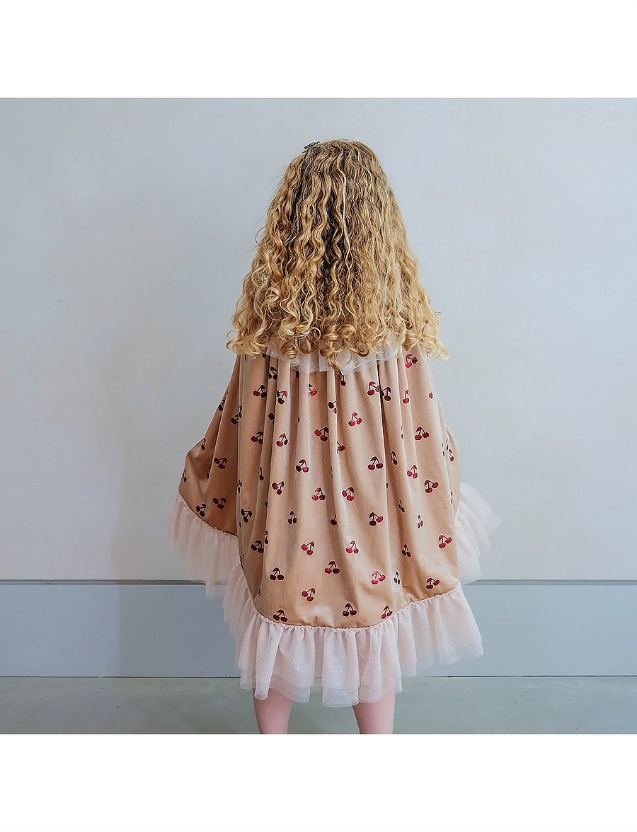 Mimi & Lula - Cape - Velvet Cherries - kostüm-zubehör - beige - 2