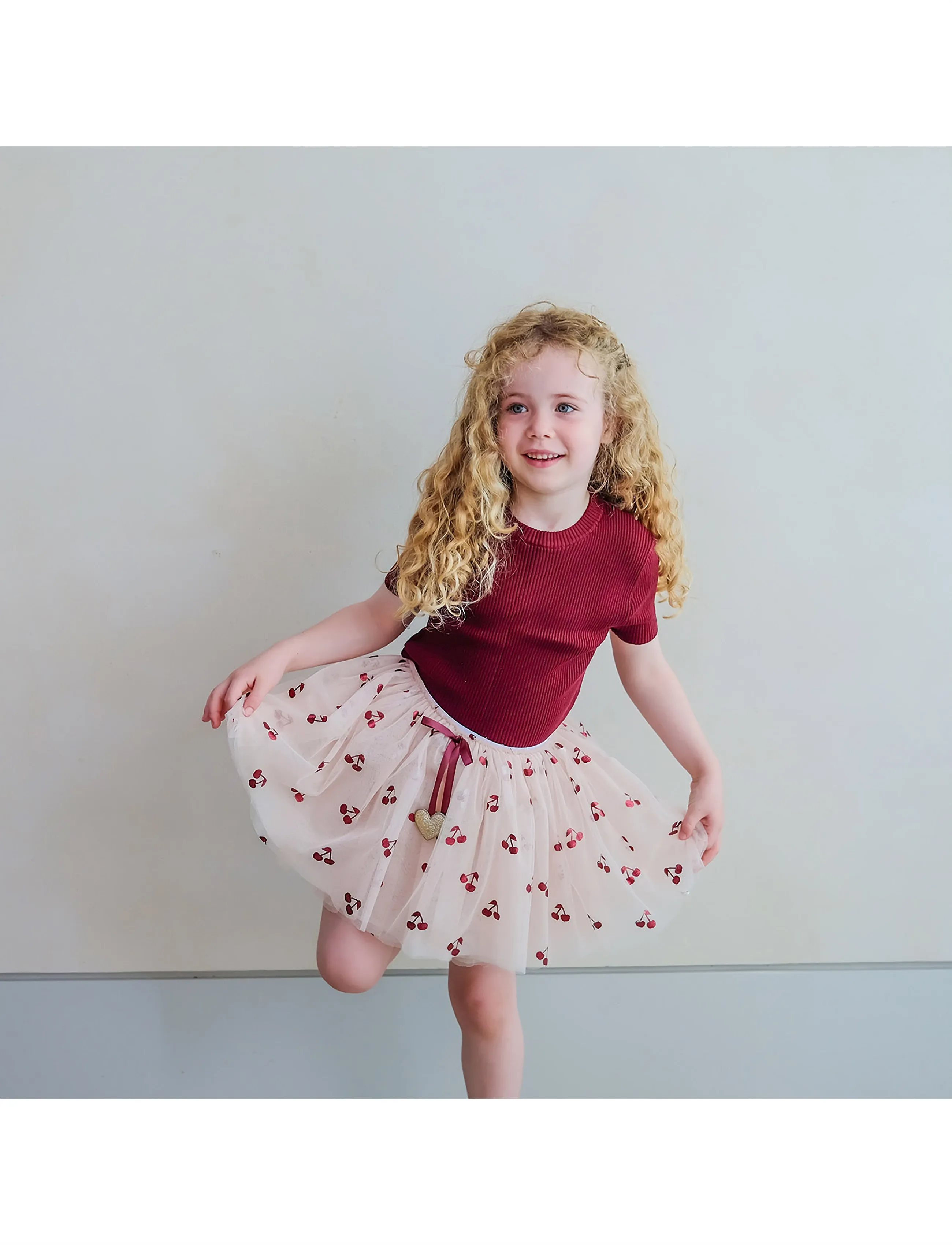 Mimi & Lula - Tutu - Cherries - kostüme - beige - 2