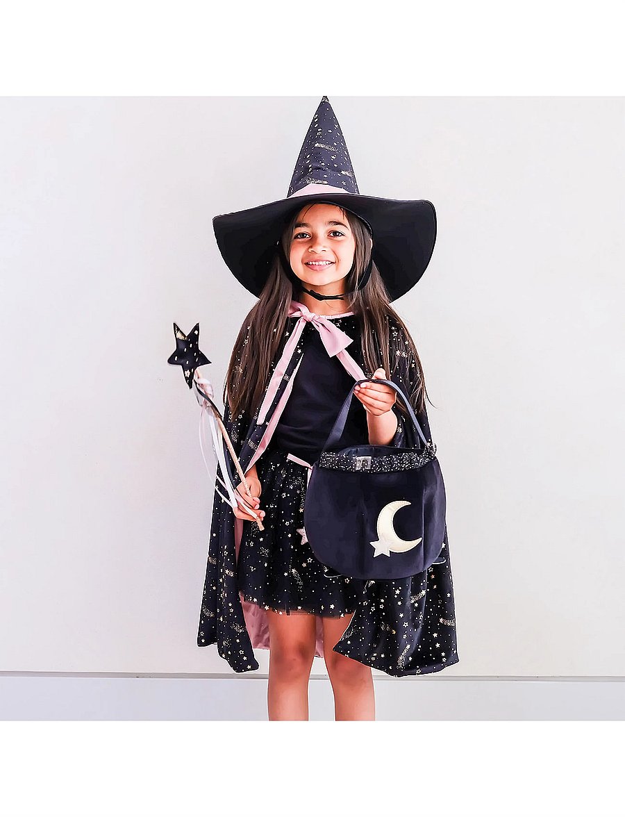 Mimi & Lula - Cape - Ethel Velvet Witch - kostüme - black - 0