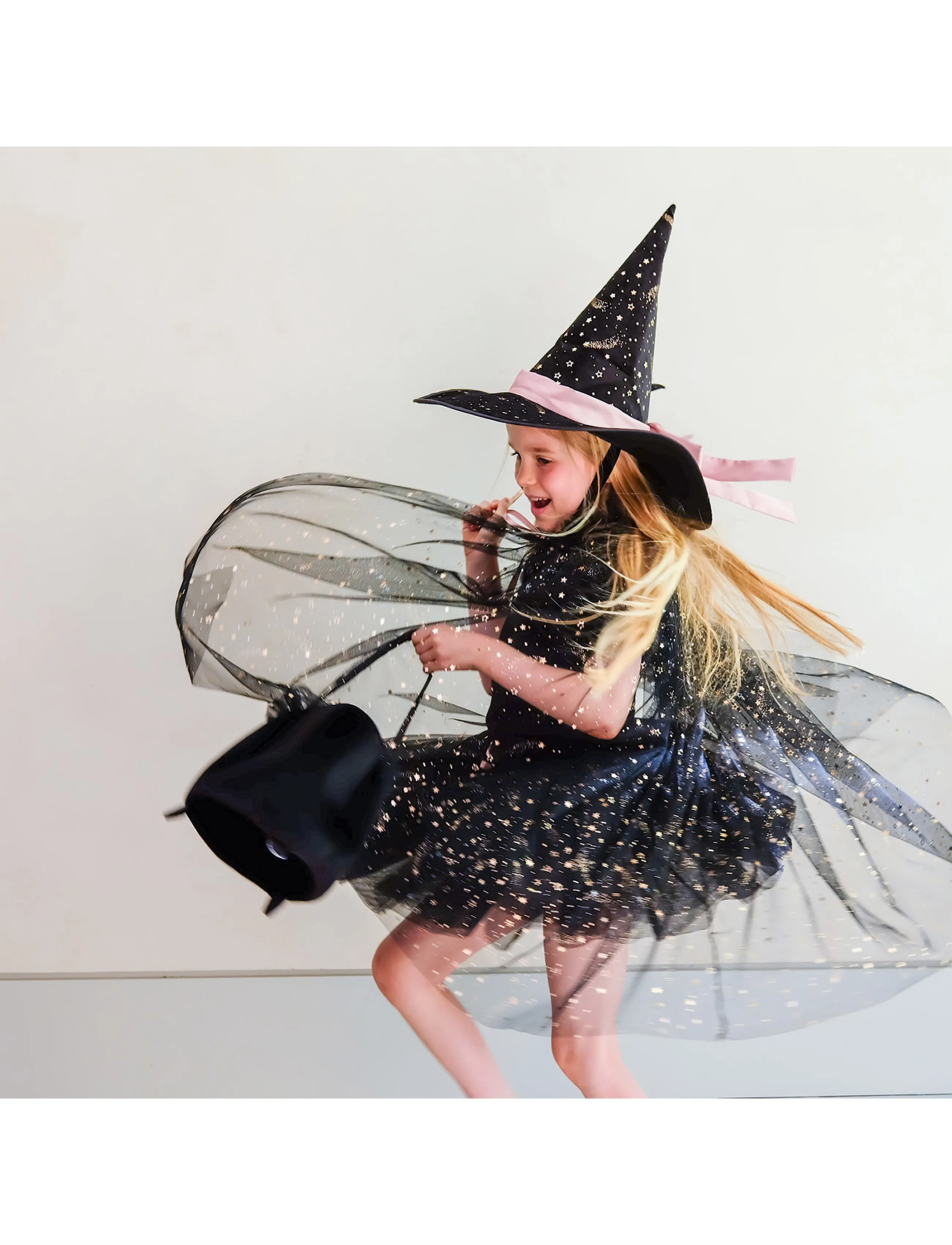 Mimi & Lula - Cape - Ethel Tulle Witch - kostüme - black - 2